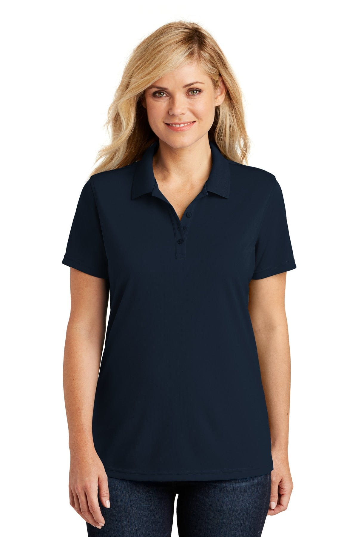 Port Authority Polos/Knits XS / River Blue Navy Port Authority Ladies Dry Zone UV Micro-Mesh Polo. LK110