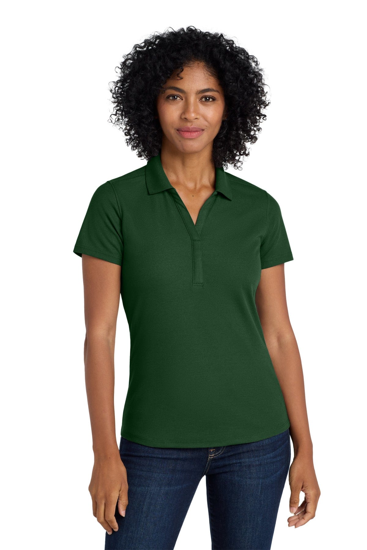 Port Authority Polos/Knits XS / Deep Forest Green Port Authority Ladies EZPerformance Pique Polo. LK600