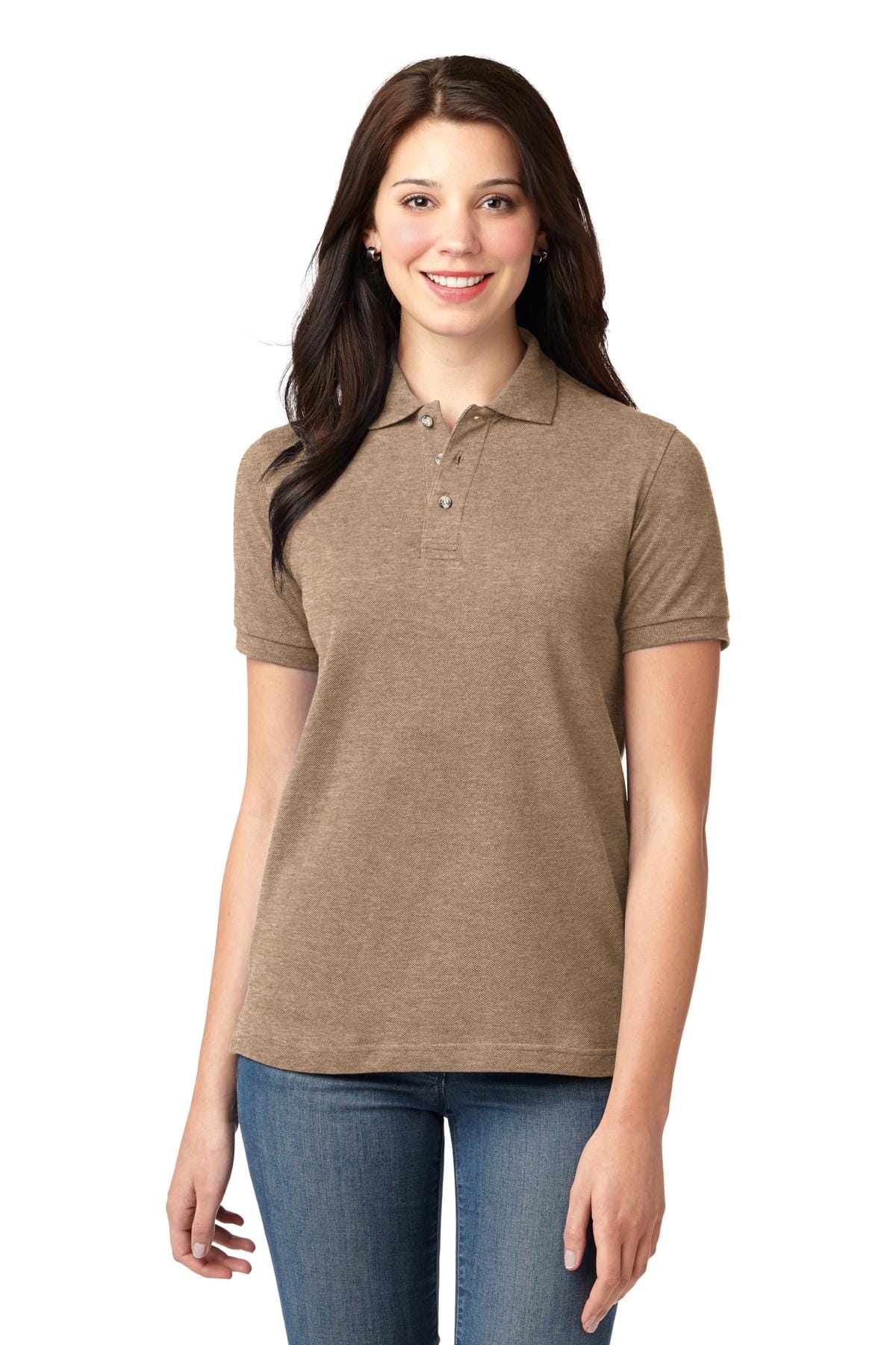 Port Authority Polos/Knits Port Authority Ladies Heavyweight Cotton Pique Polo. L420