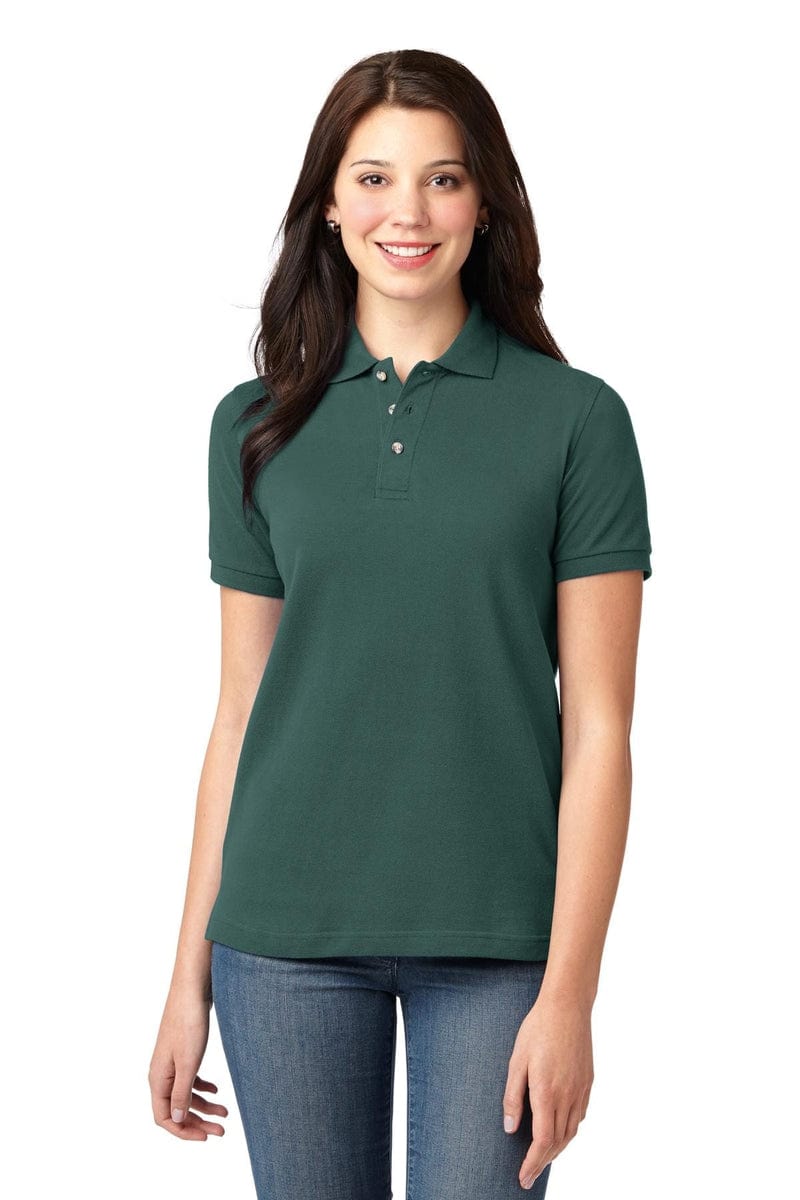 Port Authority Ladies Heavyweight Cotton Pique Polo. L420 in 