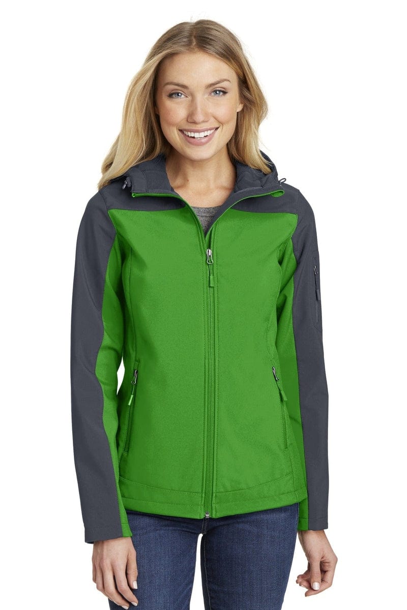 Port Authority Ladies Hooded Core Soft Shell Jacket. L335 in 