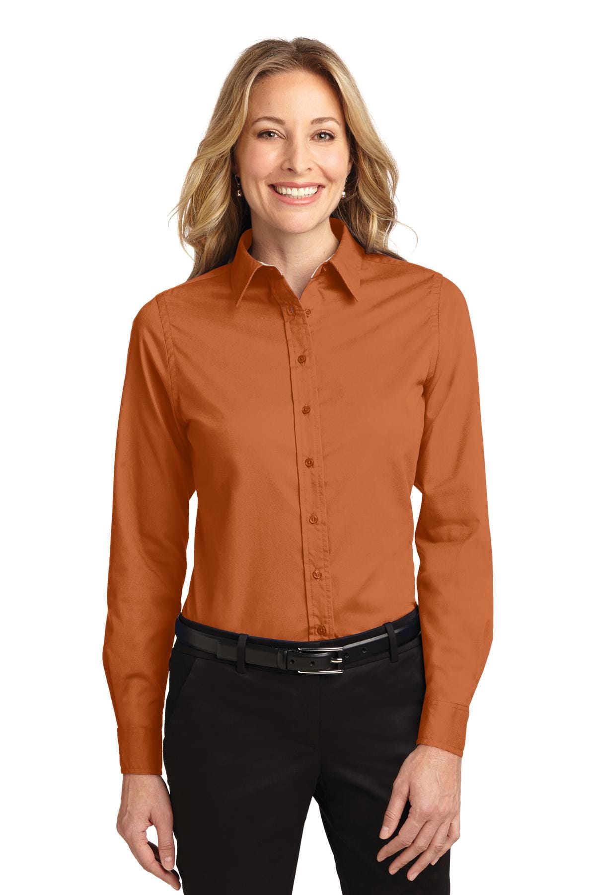 Port Authority Woven Shirts Port Authority Ladies Long Sleeve Easy Care Shirt. L608