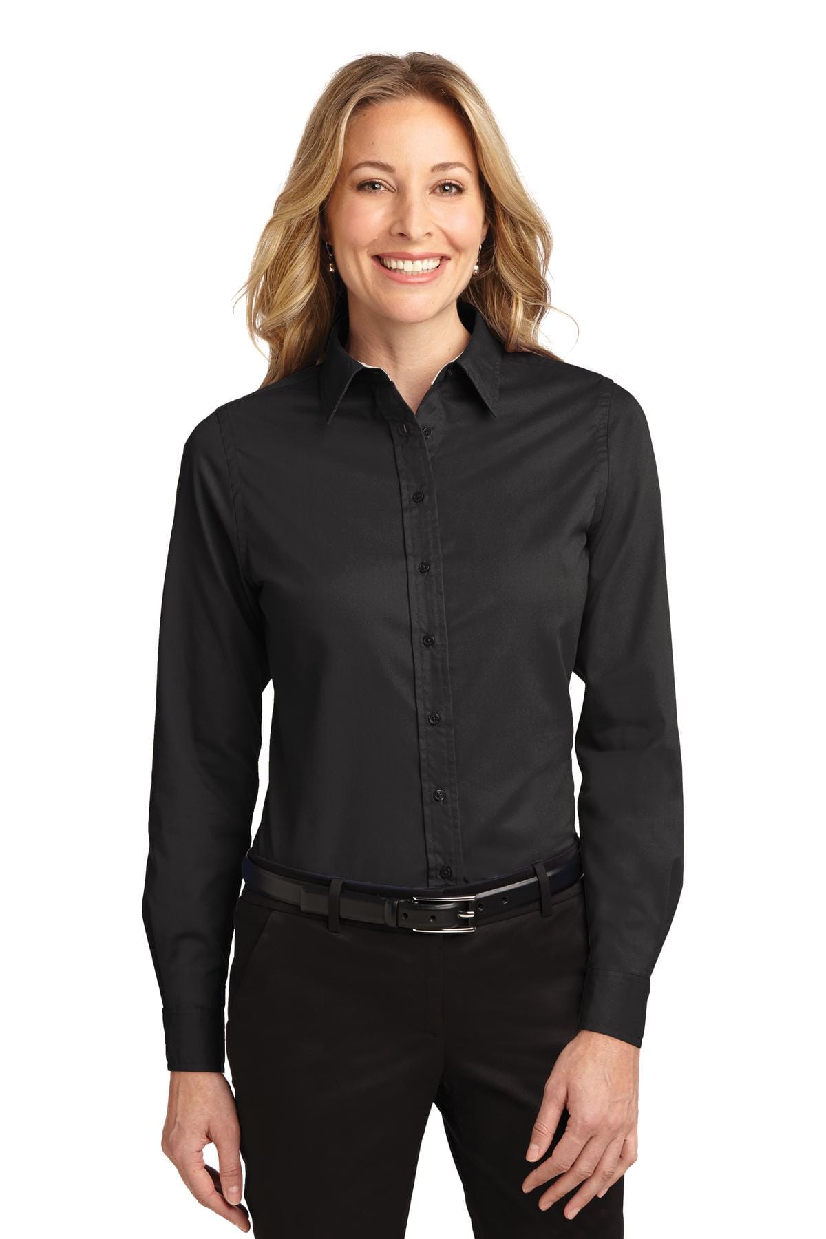 Port Authority Woven Shirts Port Authority Ladies Long Sleeve Easy Care Shirt. L608