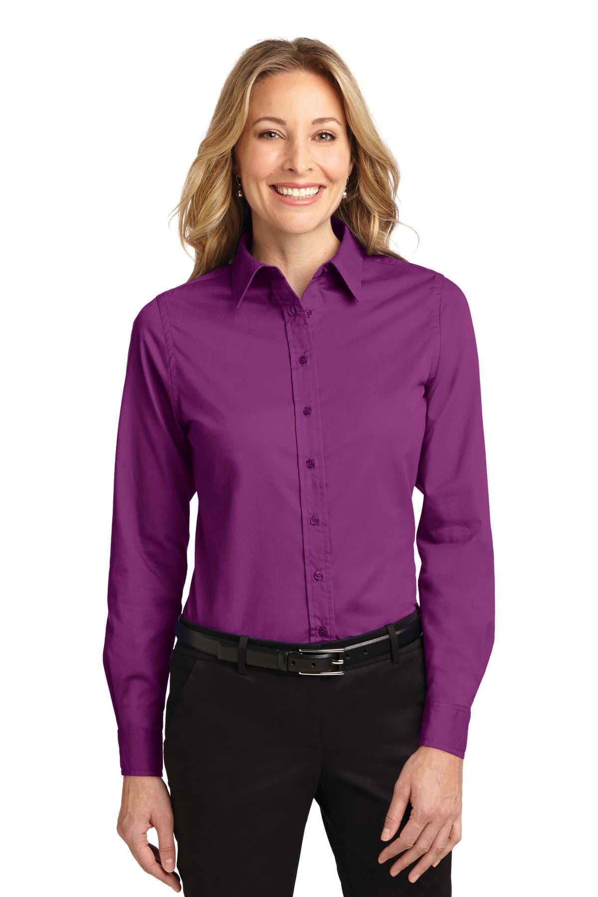 Port Authority Ladies Long Sleeve Easy Care Shirt. L608 in 