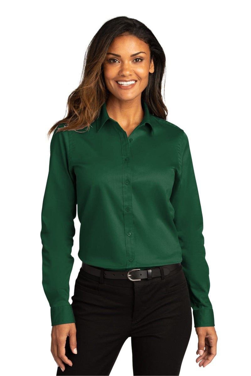 Port Authority Ladies Long Sleeve SuperPro React Twill Shirt. LW808 in 