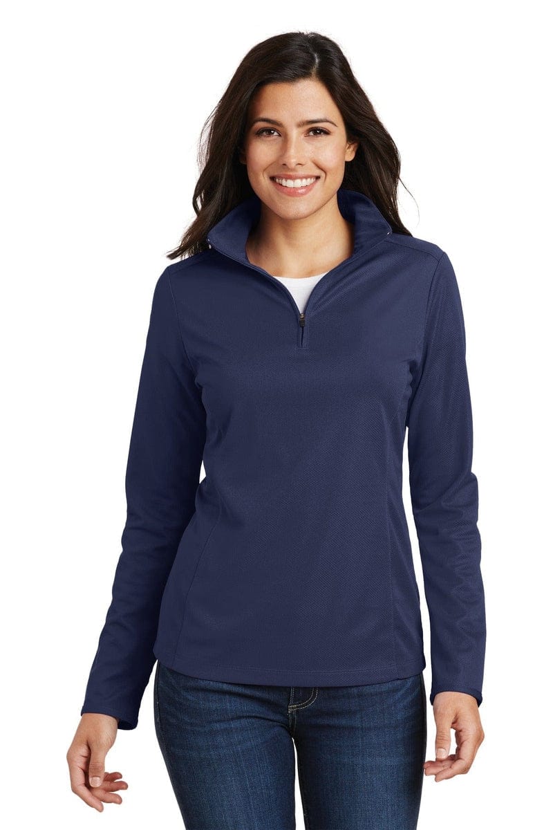 Port Authority Ladies Pinpoint Mesh 1/2-Zip . L806 in 