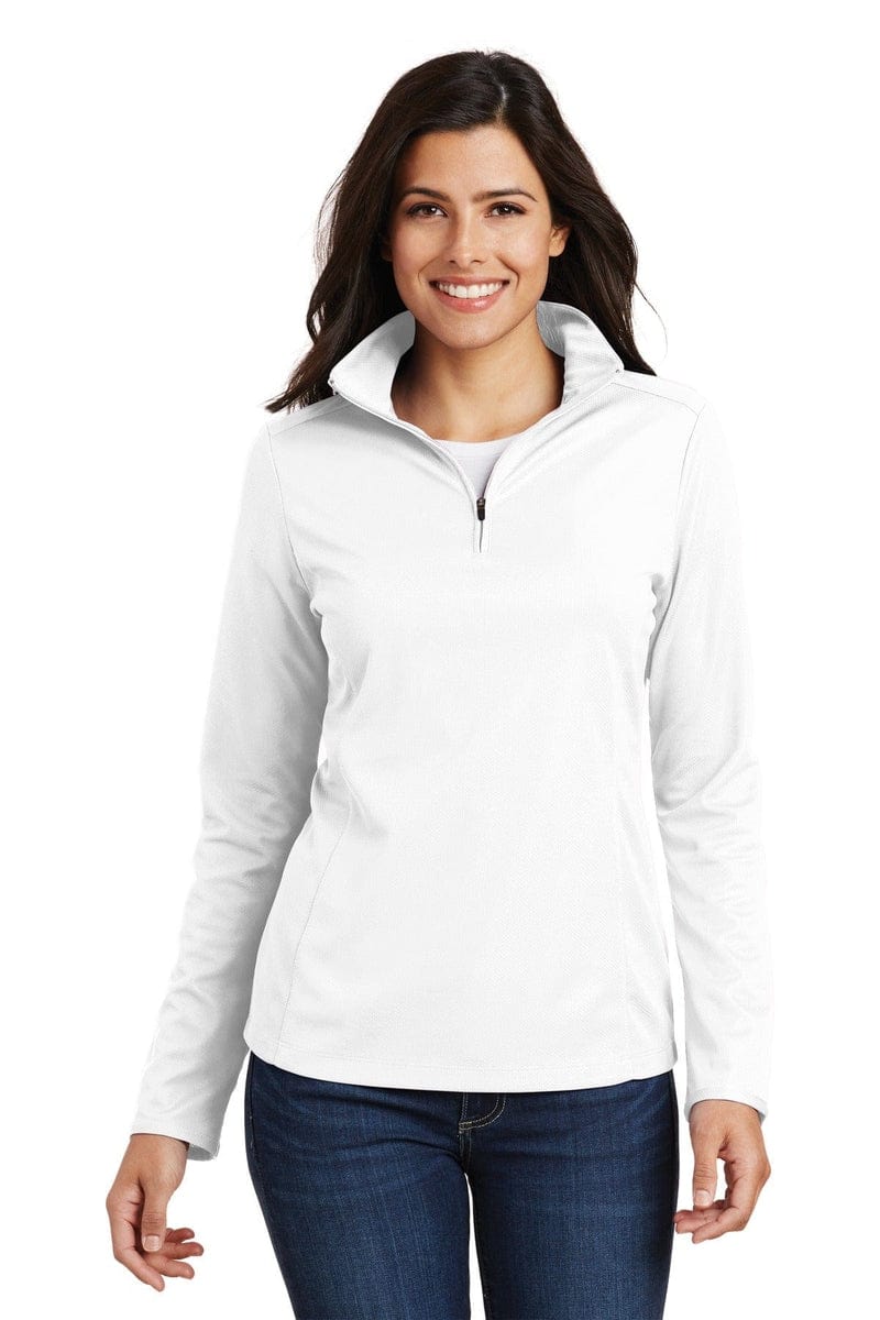 Port Authority Ladies Pinpoint Mesh 1/2-Zip . L806 in 