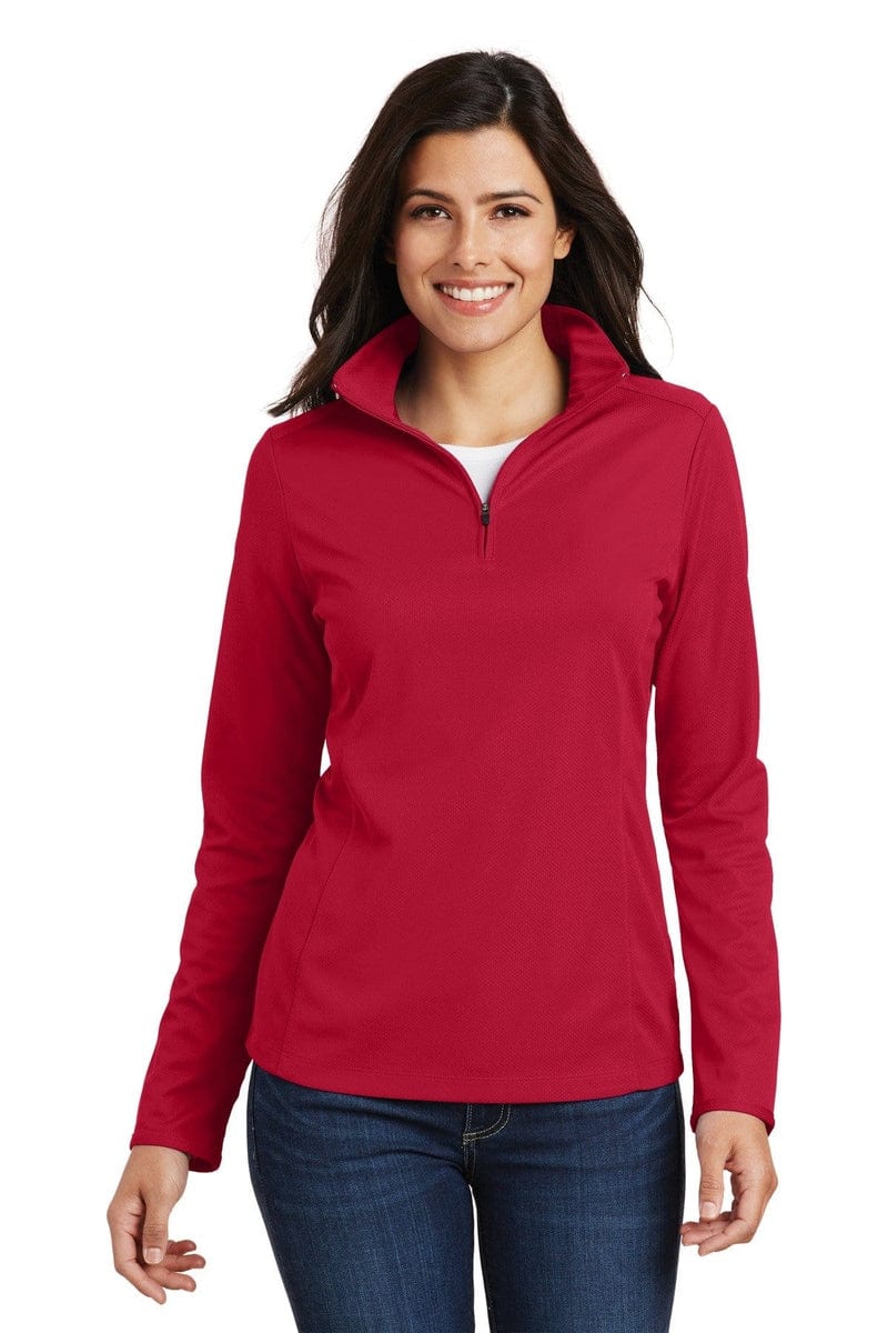 Port Authority Ladies Pinpoint Mesh 1/2-Zip . L806 in 