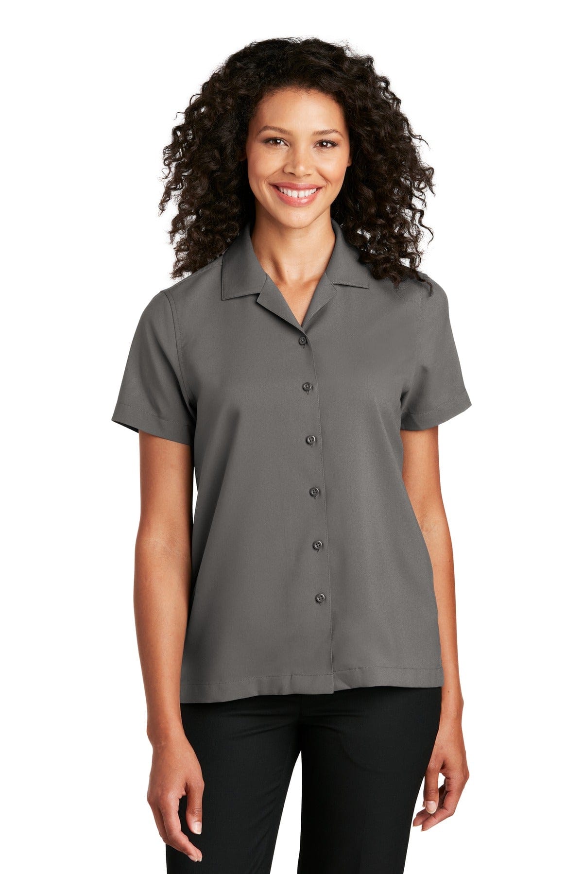 Port Authority Ladies Short Sleeve Performance Staff Shirt LW400 in 
