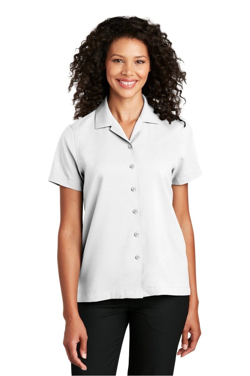 Port Authority Ladies Short Sleeve Performance Staff Shirt LW400 in 