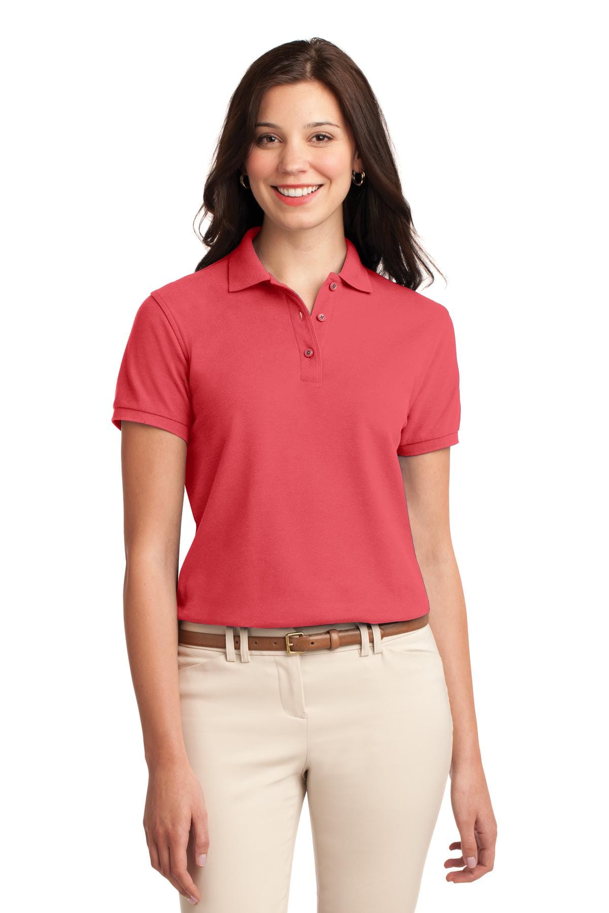 Port Authority Polos/Knits Port Authority Ladies Silk Touch Polo L500