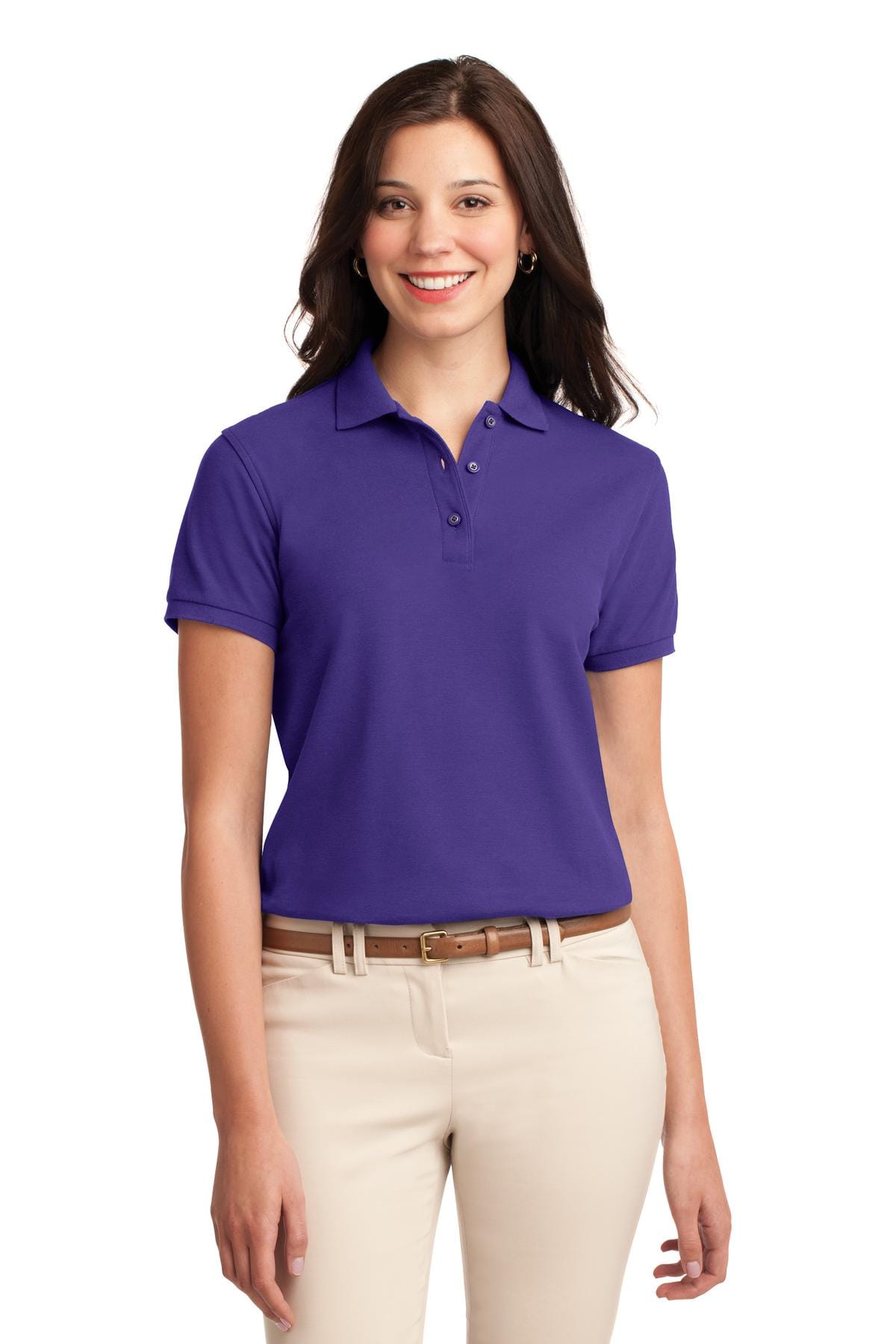 Port Authority Polos/Knits Port Authority Ladies Silk Touch Polo. L500