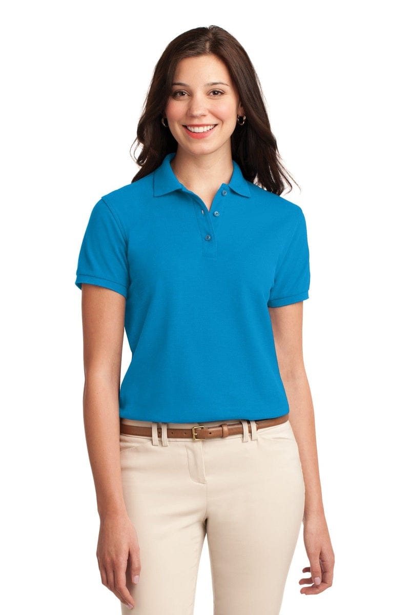 Port Authority Ladies Silk Touch Polo. L500 in 