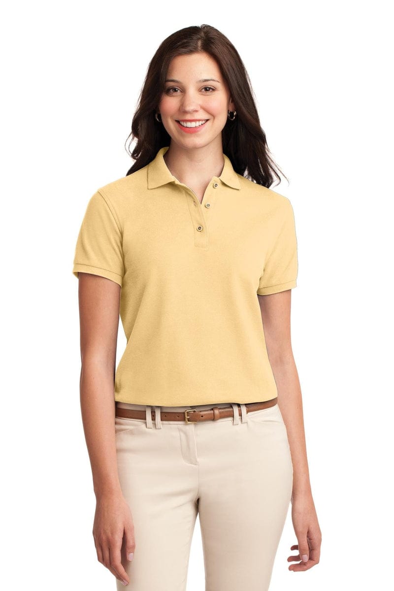 Port Authority Ladies Silk Touch Polo. L500 in 