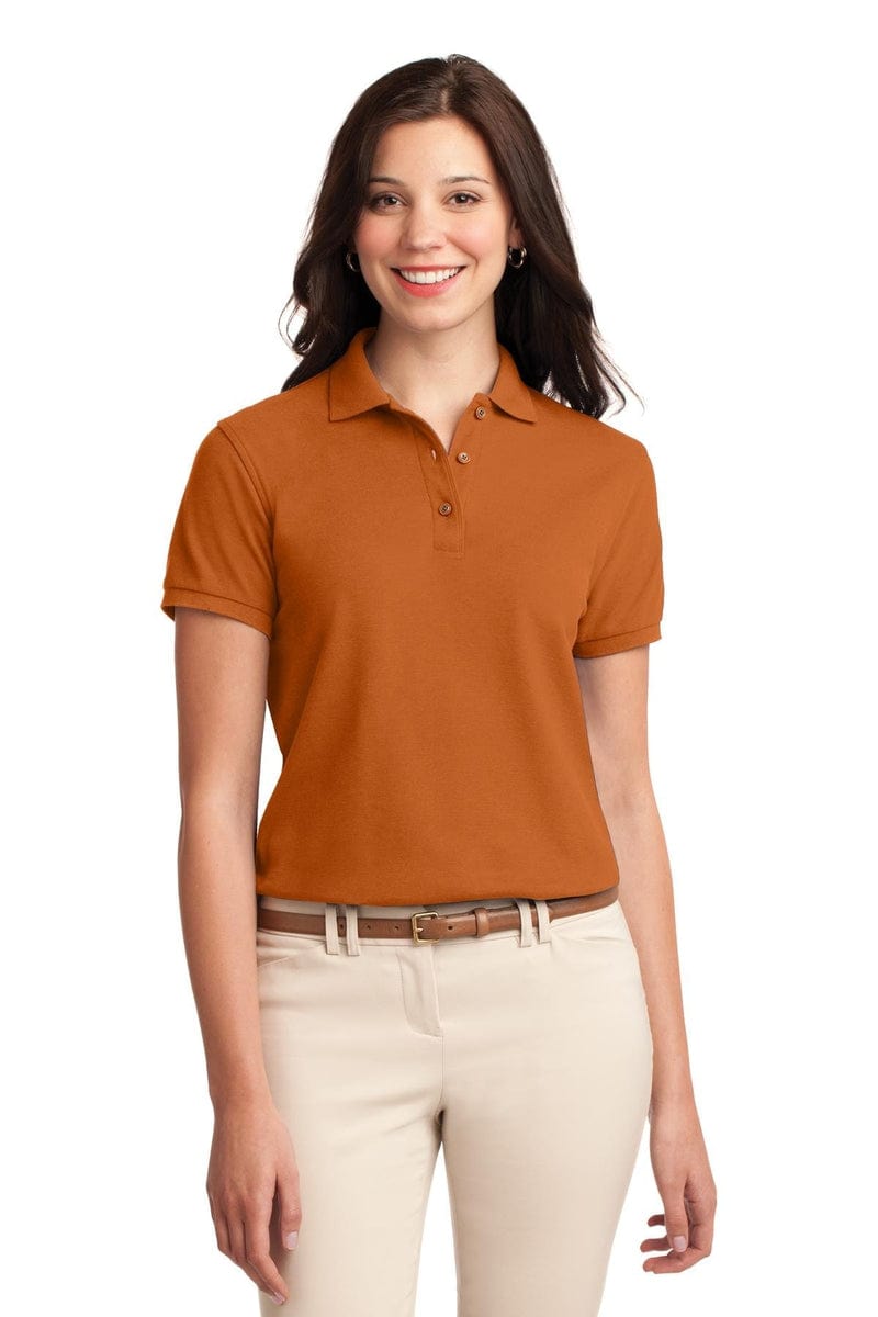 Port Authority Ladies Silk Touch Polo. L500 in 