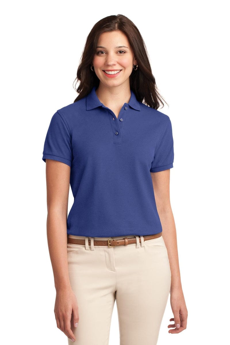 Port Authority Ladies Silk Touch Polo. L500 in 