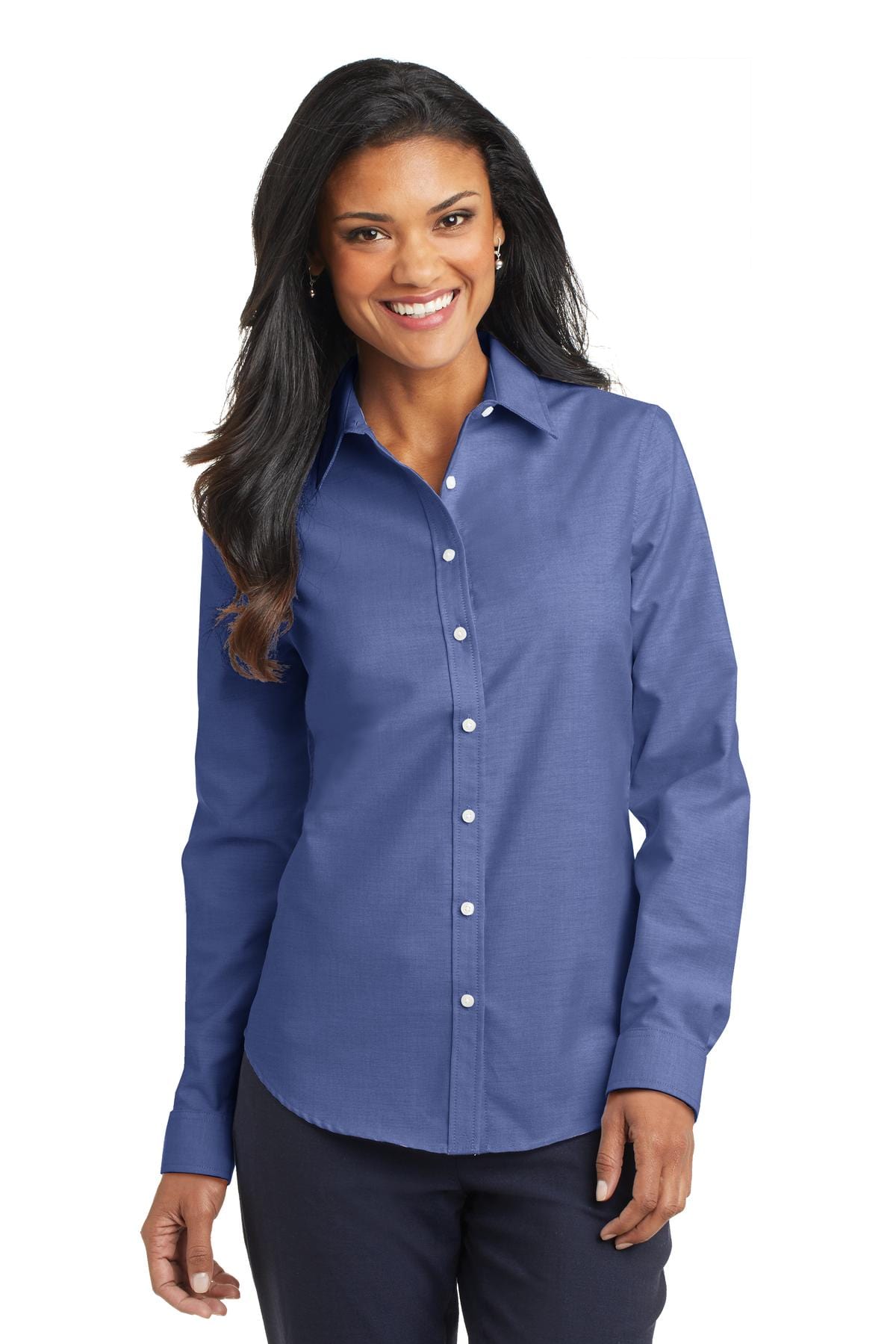 Port Authority Ladies SuperPro Oxford Shirt. L658 in 