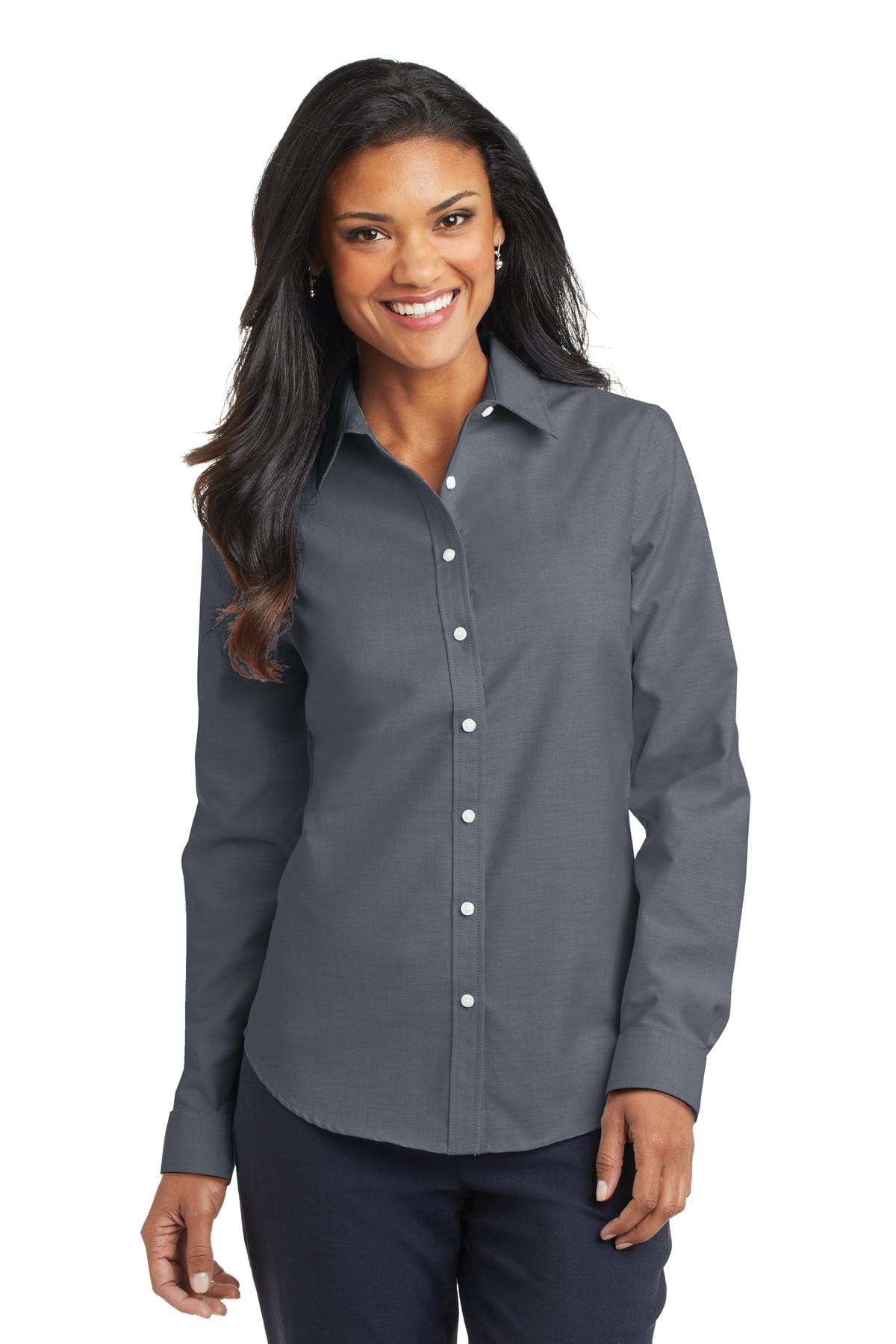 Port Authority Ladies SuperPro Oxford Shirt. L658 in 