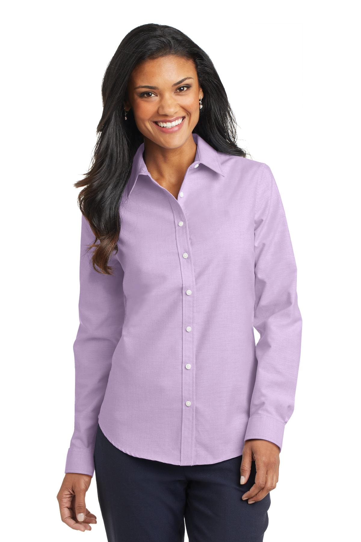 Port Authority Ladies SuperPro Oxford Shirt. L658 in 