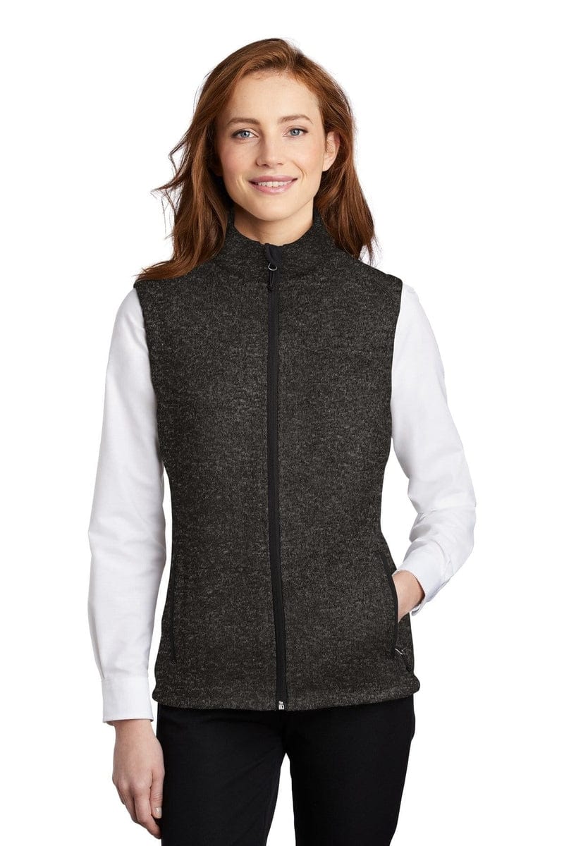 Port Authority Ladies Sweater Fleece Vest L236 in 