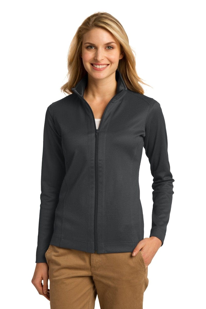 Port Authority Ladies Vertical Texture Full-Zip Jacket. L805 in 