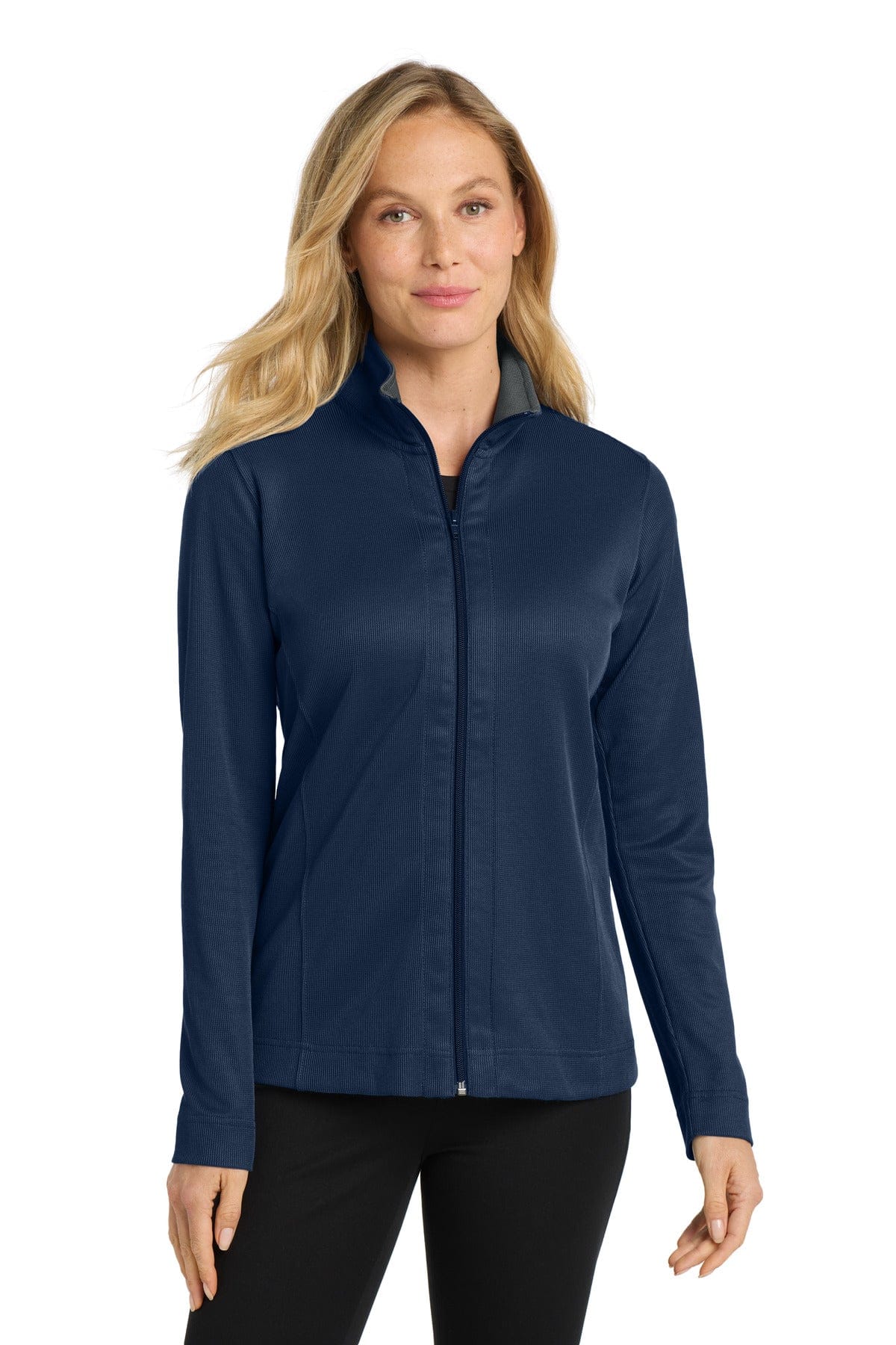 Port Authority Ladies Vertical Texture Full-Zip Jacket. L805 in 