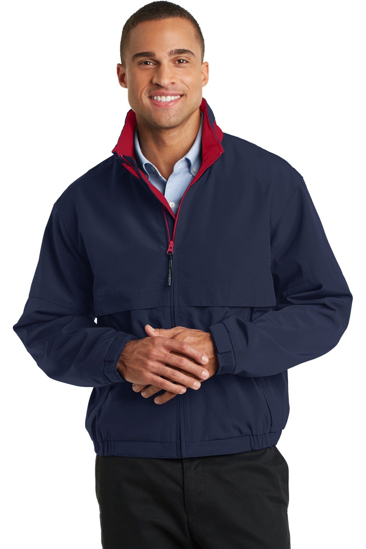 Port Authority Legacy Jacket. J764 in Dark Navy/ Red