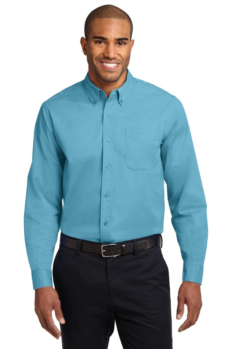 Port Authority Long Sleeve Easy Care Shirt. S608, Traditional Colors in 