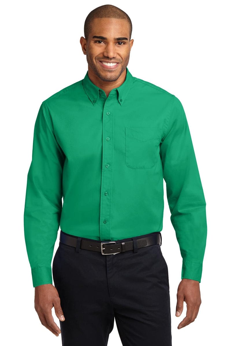 Port Authority Long Sleeve Easy Care Shirt. S608, Traditional Colors in 