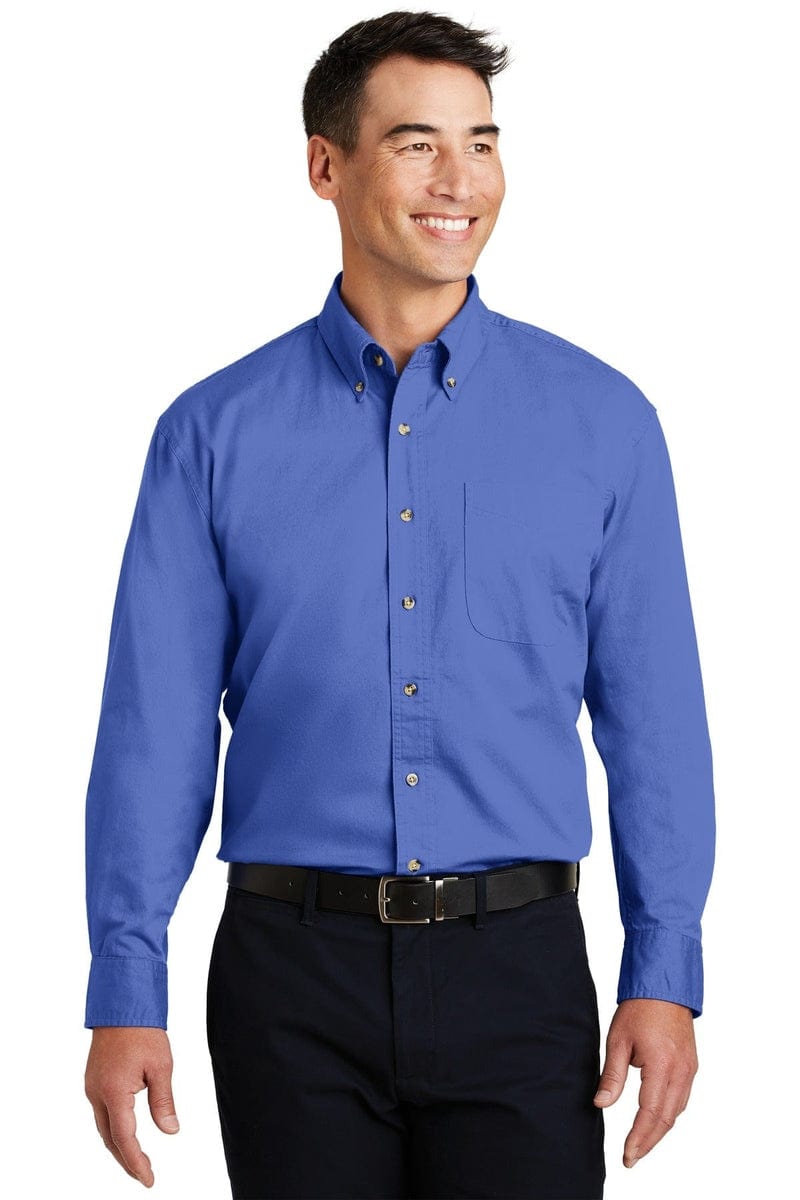 Port Authority Long Sleeve Twill Shirt. S600T in 