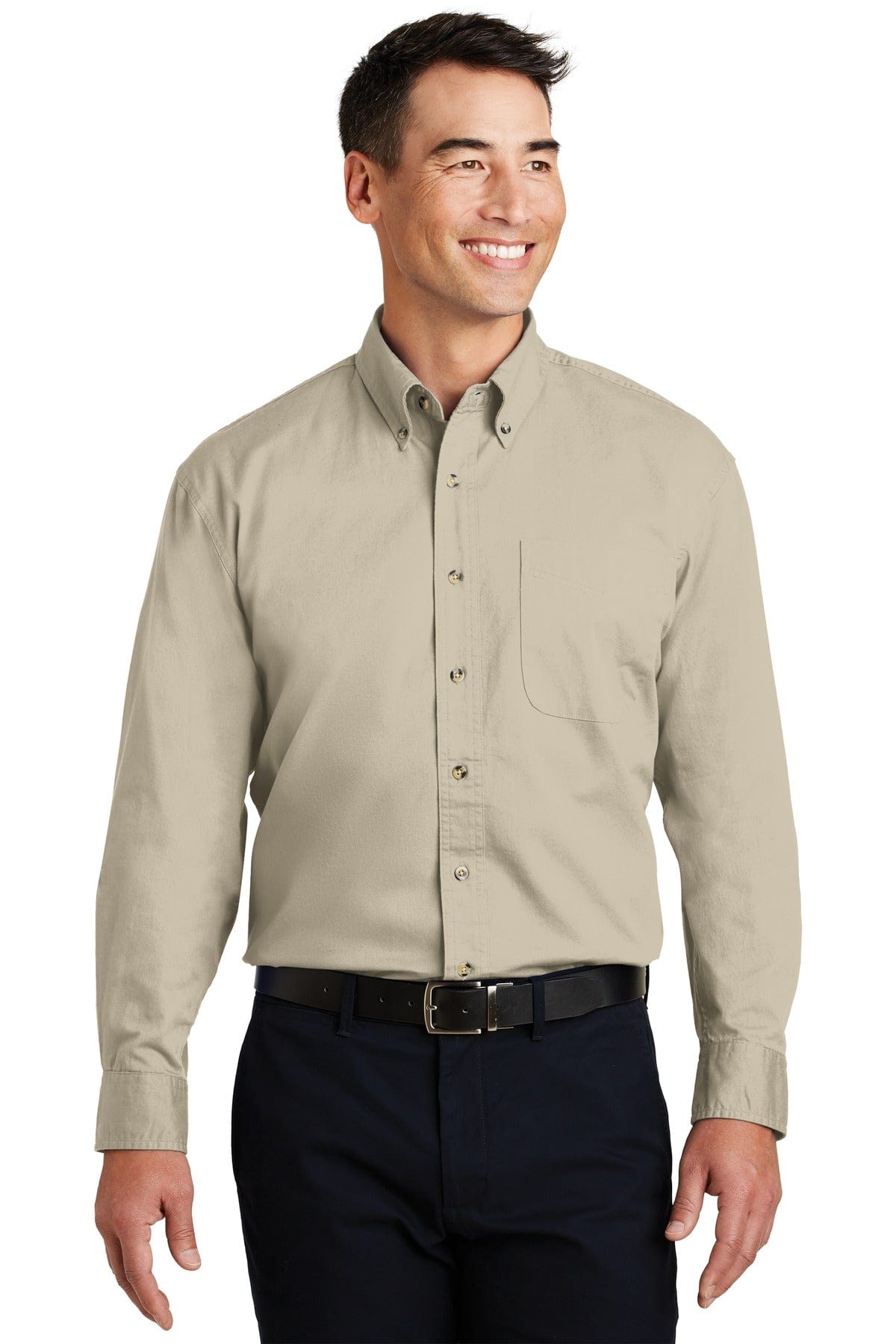 Port Authority Long Sleeve Twill Shirt. S600T in 