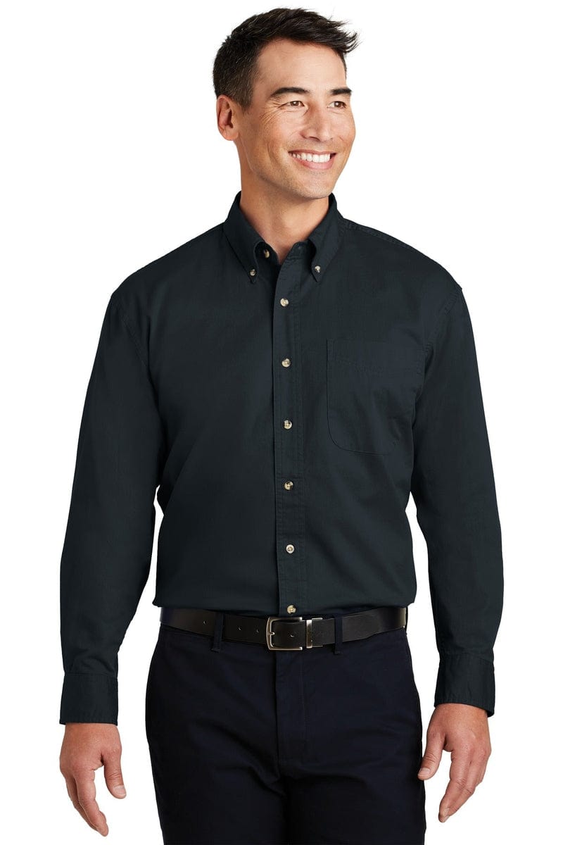 Port Authority Long Sleeve Twill Shirt. S600T in 