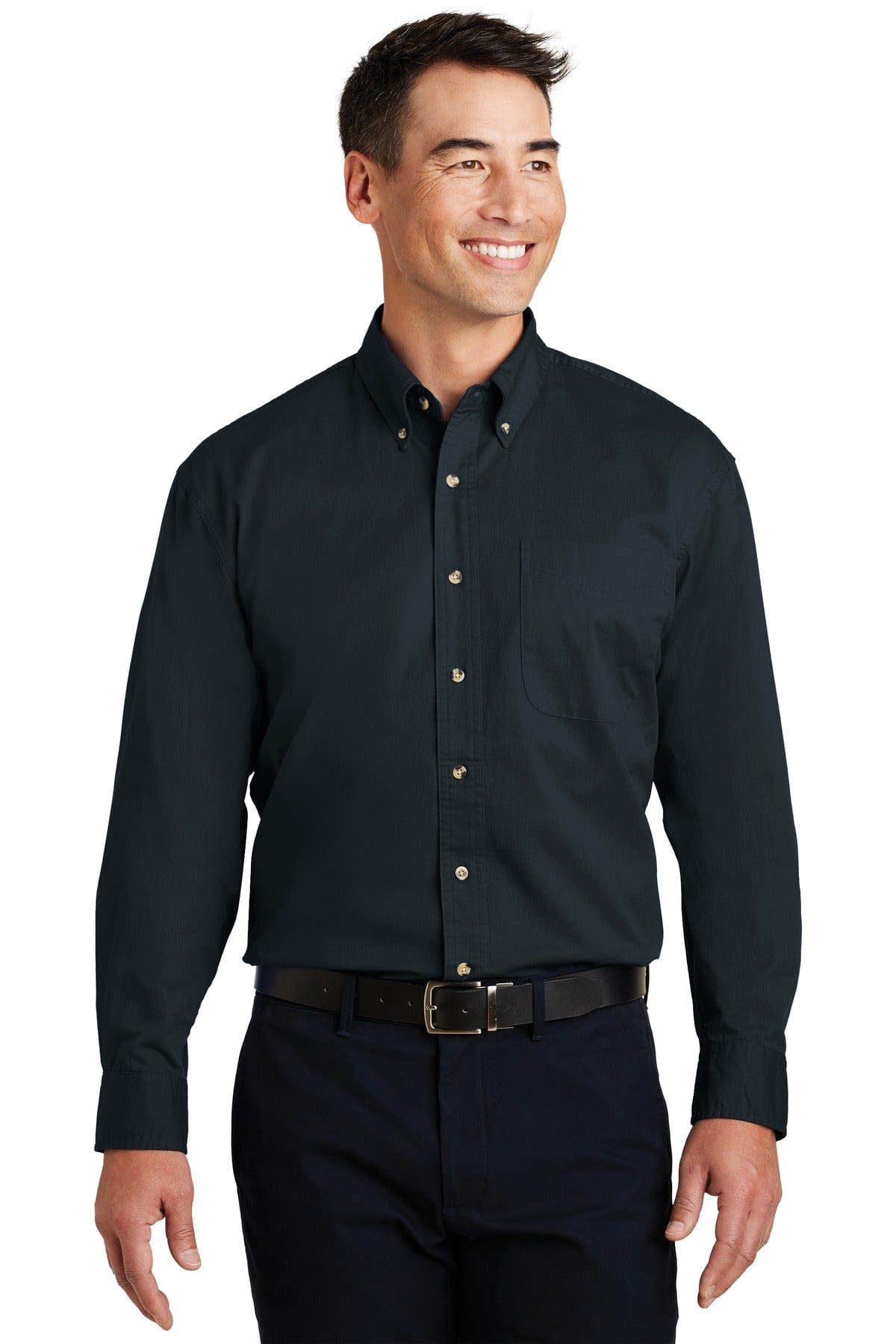 Port Authority Long Sleeve Twill Shirt. S600T in 