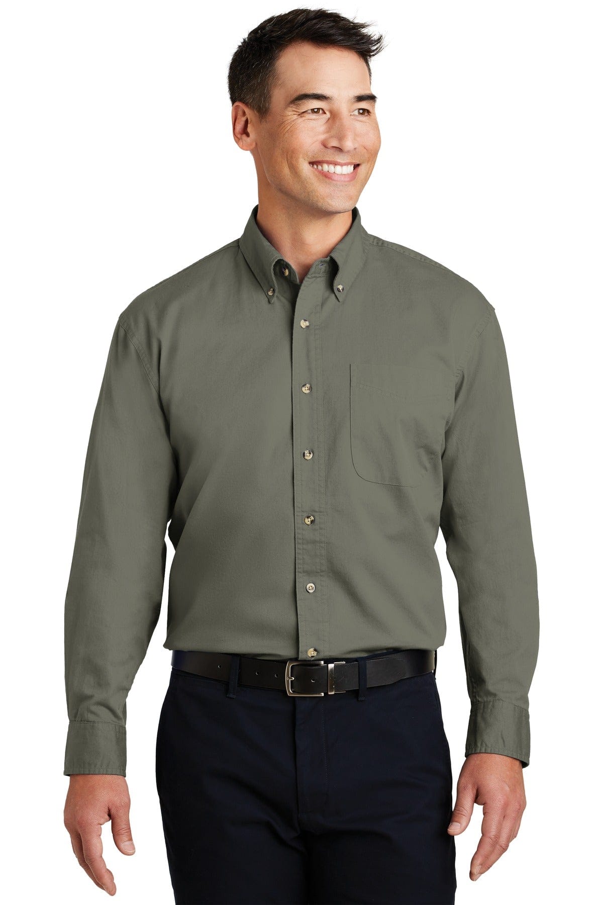 Port Authority Woven Shirts Port Authority Long Sleeve Twill Shirt. S600T