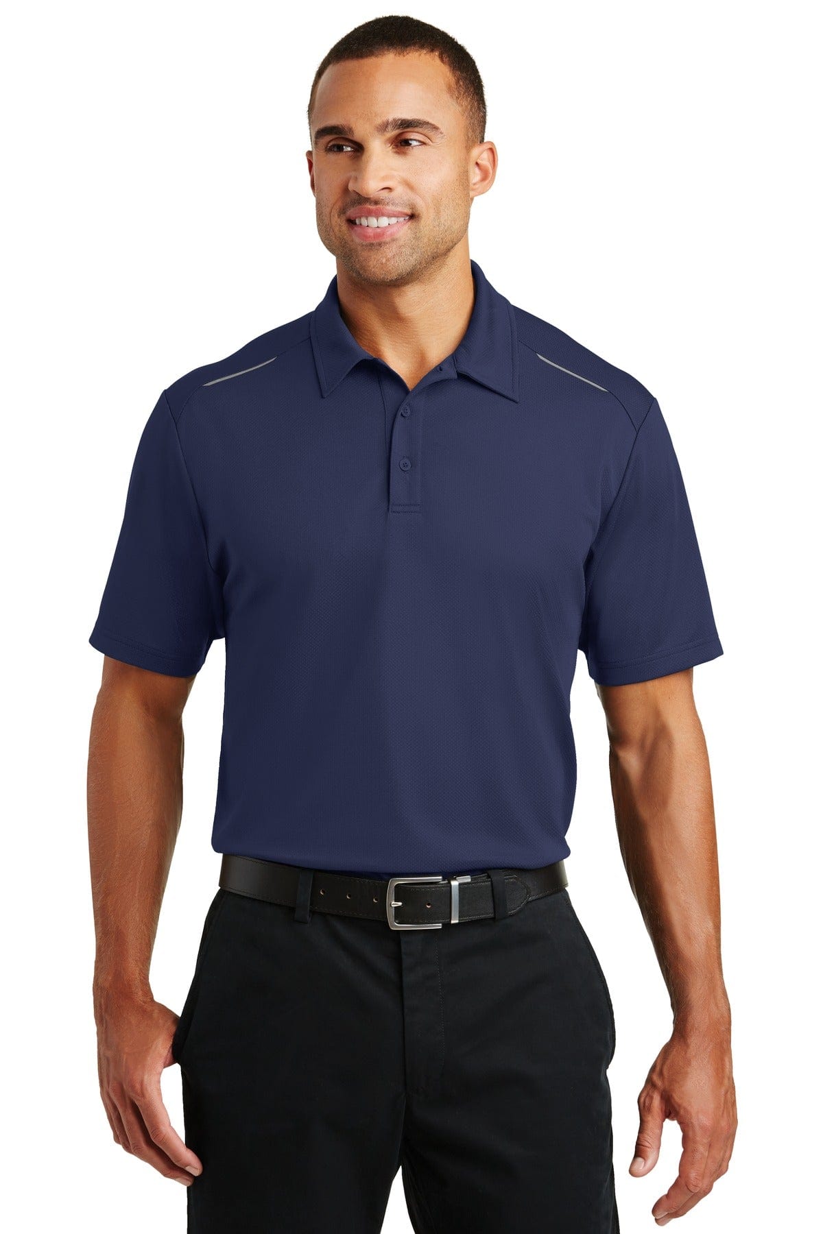 Port Authority Pinpoint Mesh Polo. K580 in 