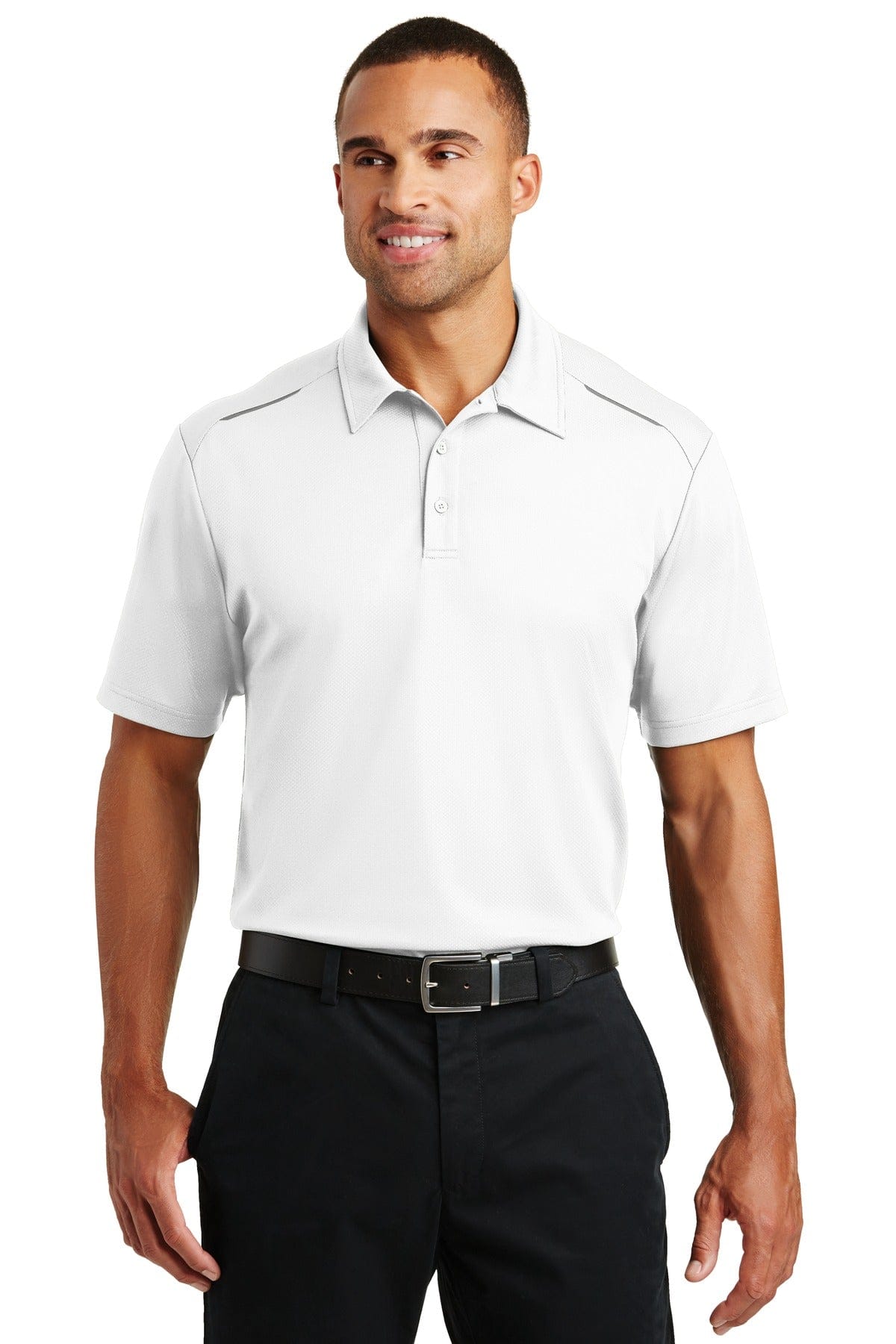 Port Authority Polos/Knits Port Authority Pinpoint Mesh Polo. K580