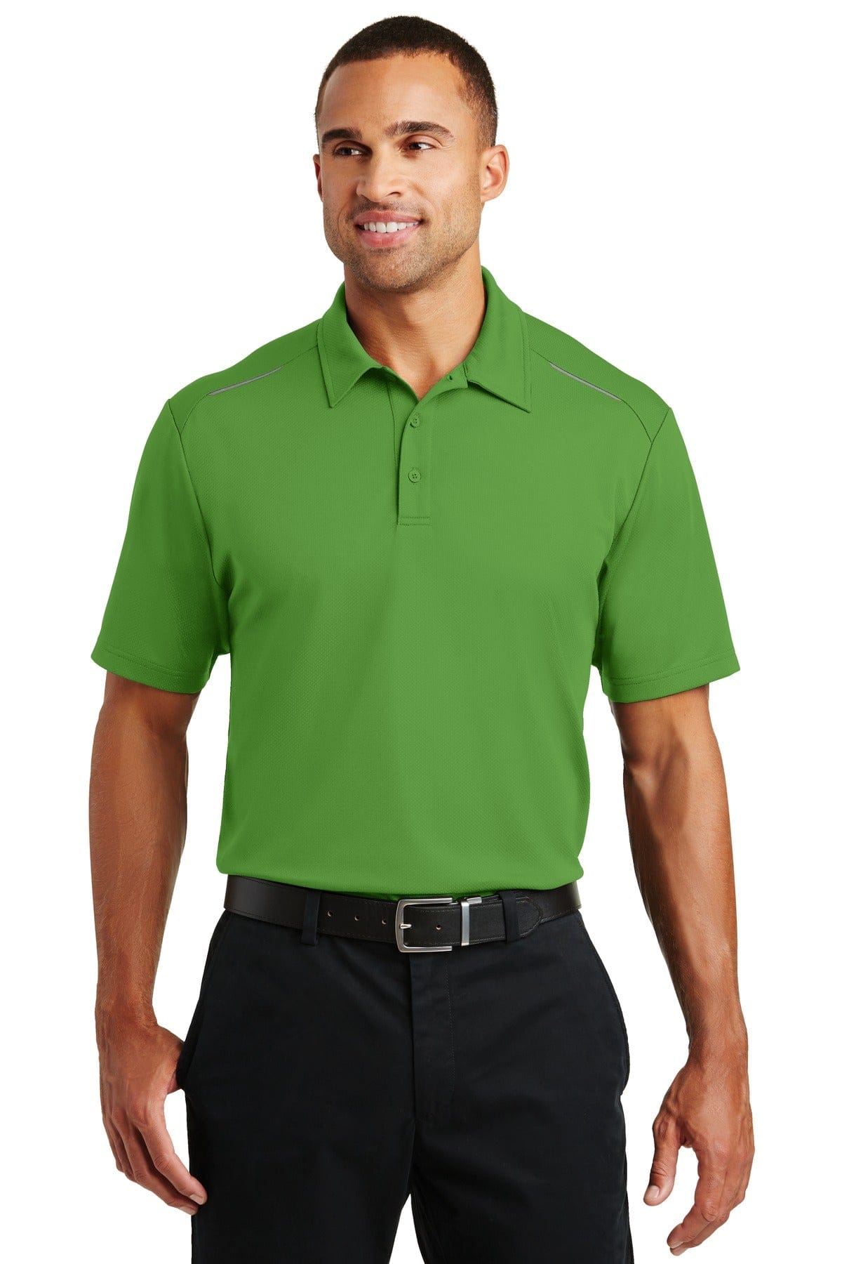 Port Authority Polos/Knits XS / Treetop Green Port Authority Pinpoint Mesh Polo. K580