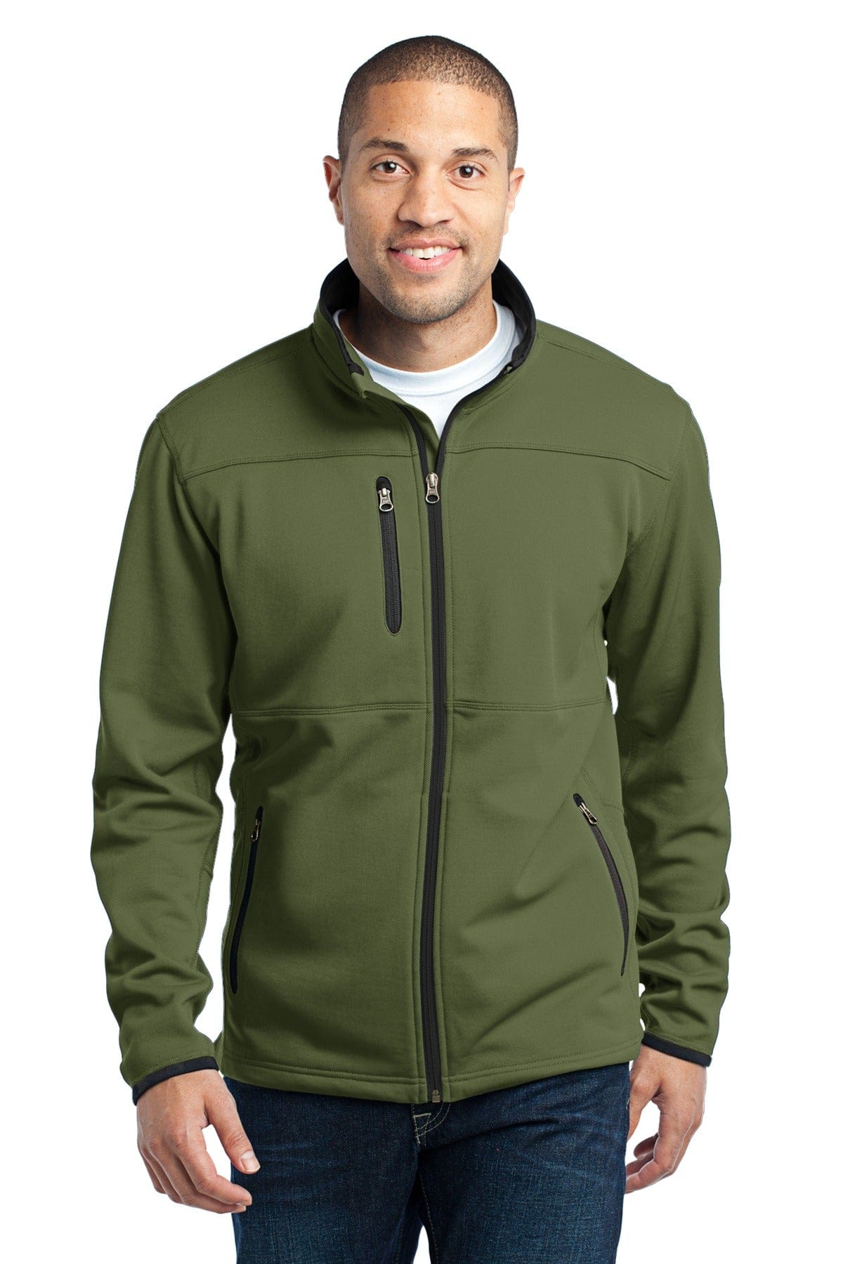 Port Authority Pique Fleece Jacket. F222 in Sherwood Green