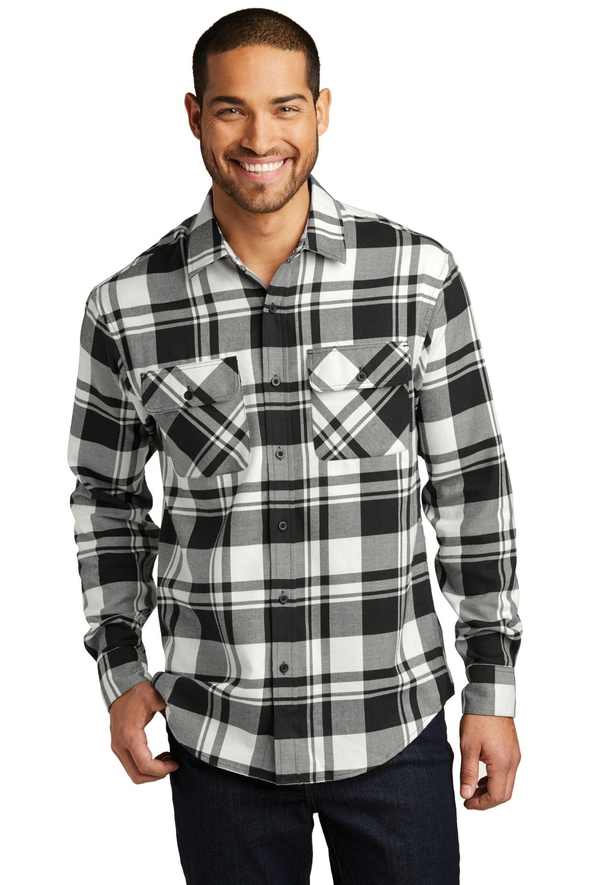 Port Authority Plaid Flannel Shirt. W668 in 