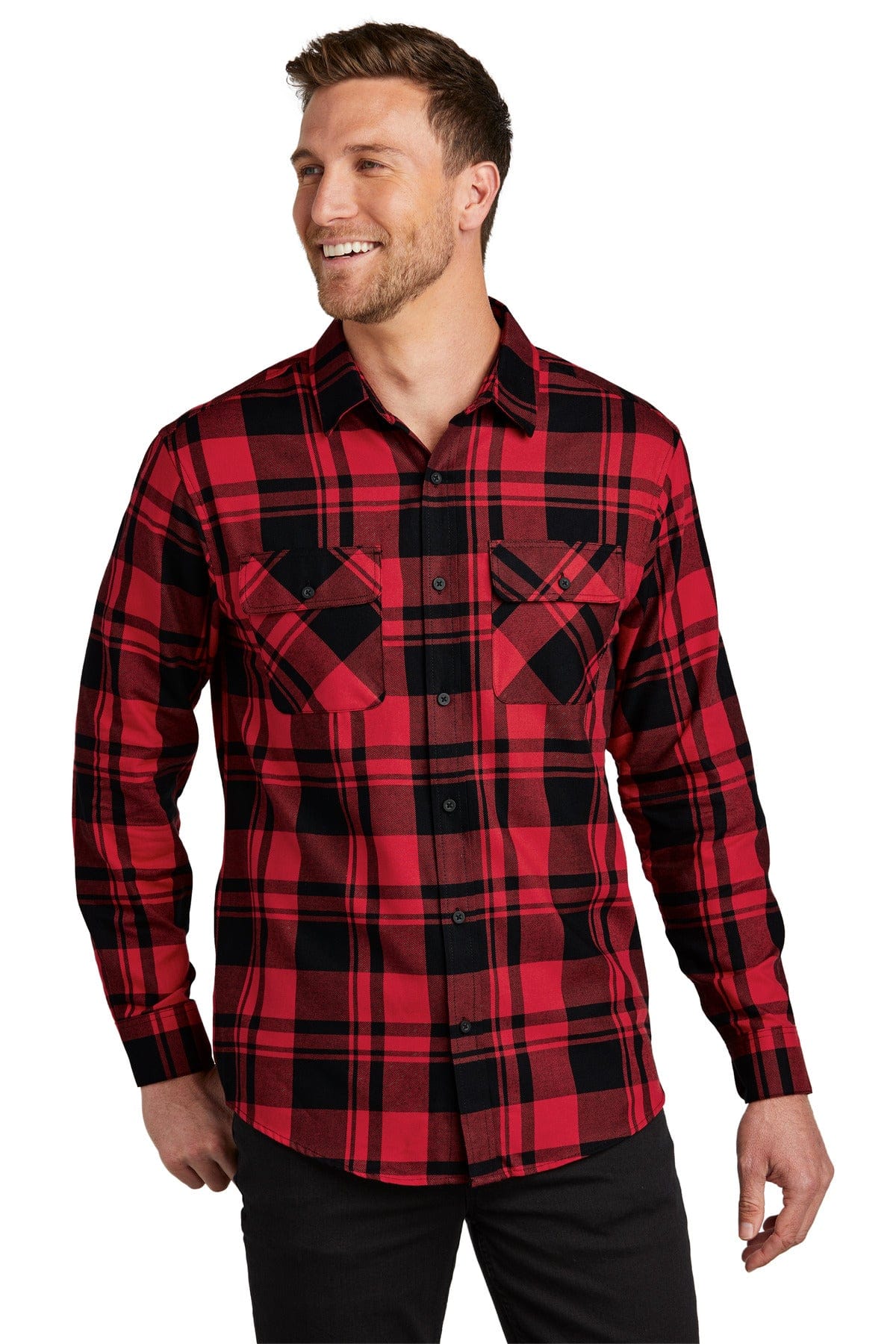 Port Authority Plaid Flannel Shirt. W668 in 