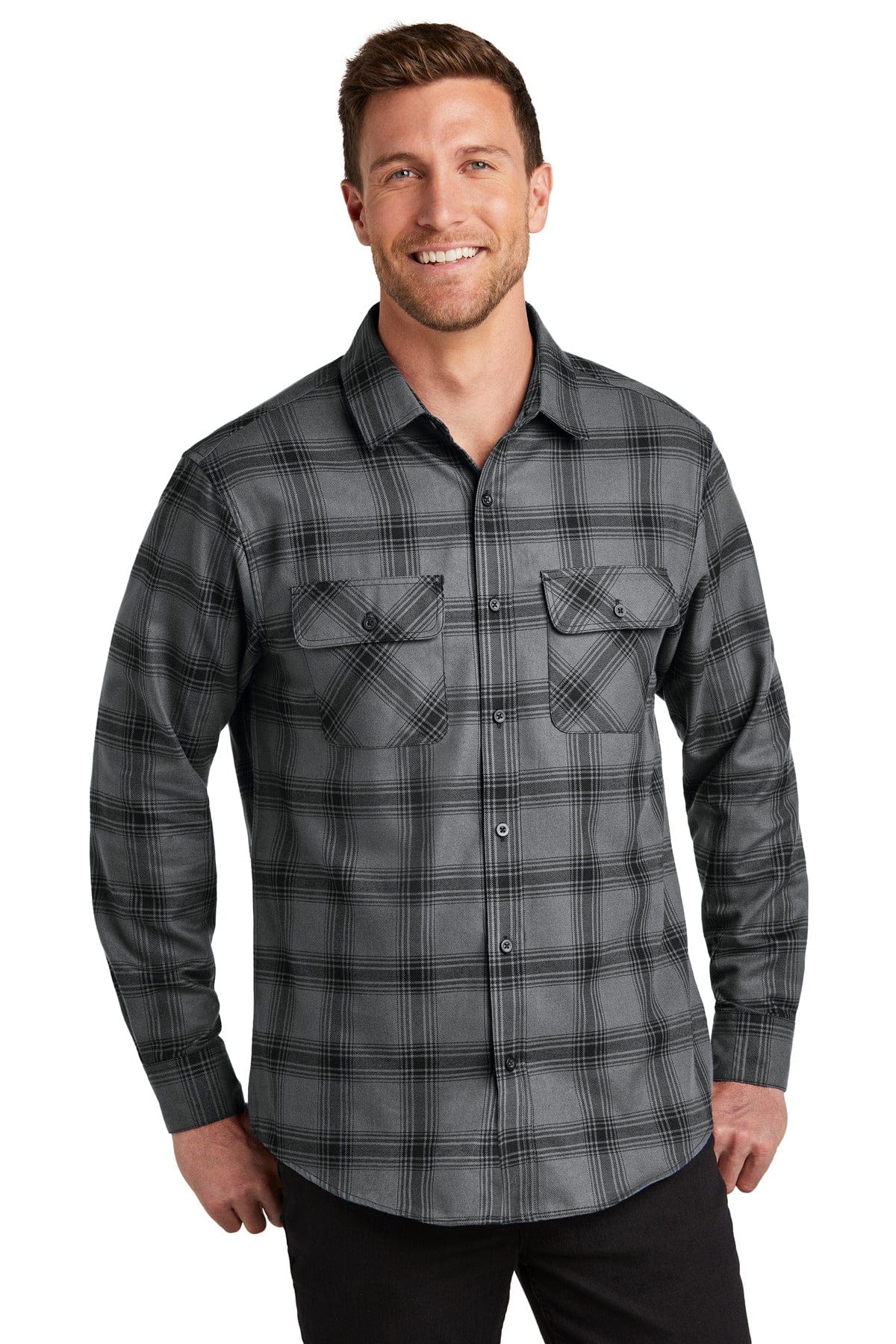 Port Authority Plaid Flannel Shirt. W668 in 