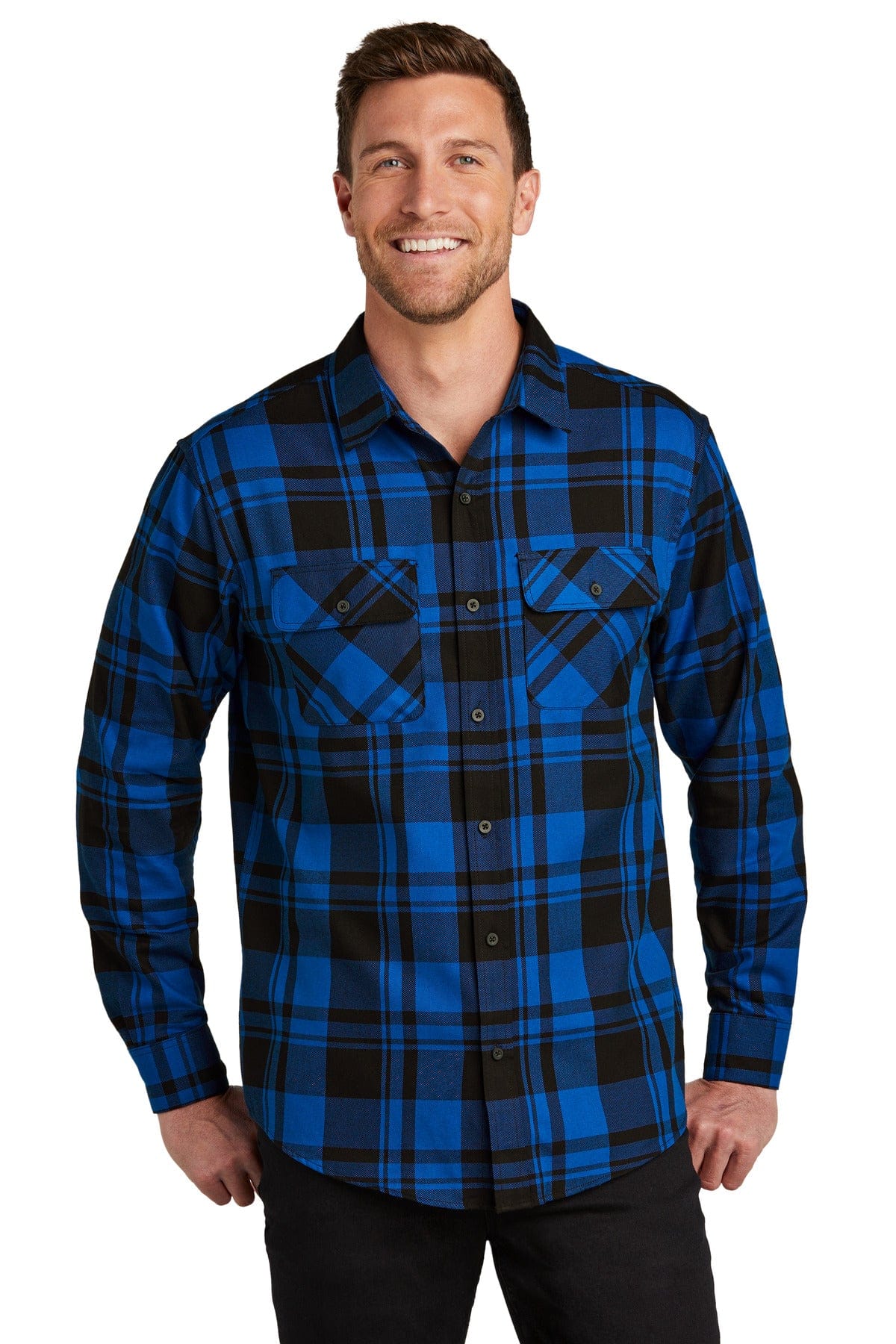 Port Authority Plaid Flannel Shirt. W668 in 
