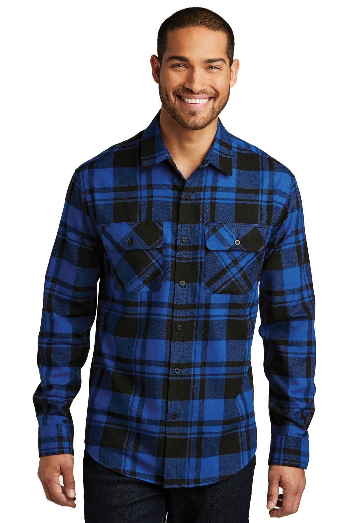Port Authority Plaid Flannel Shirt. W668 in 