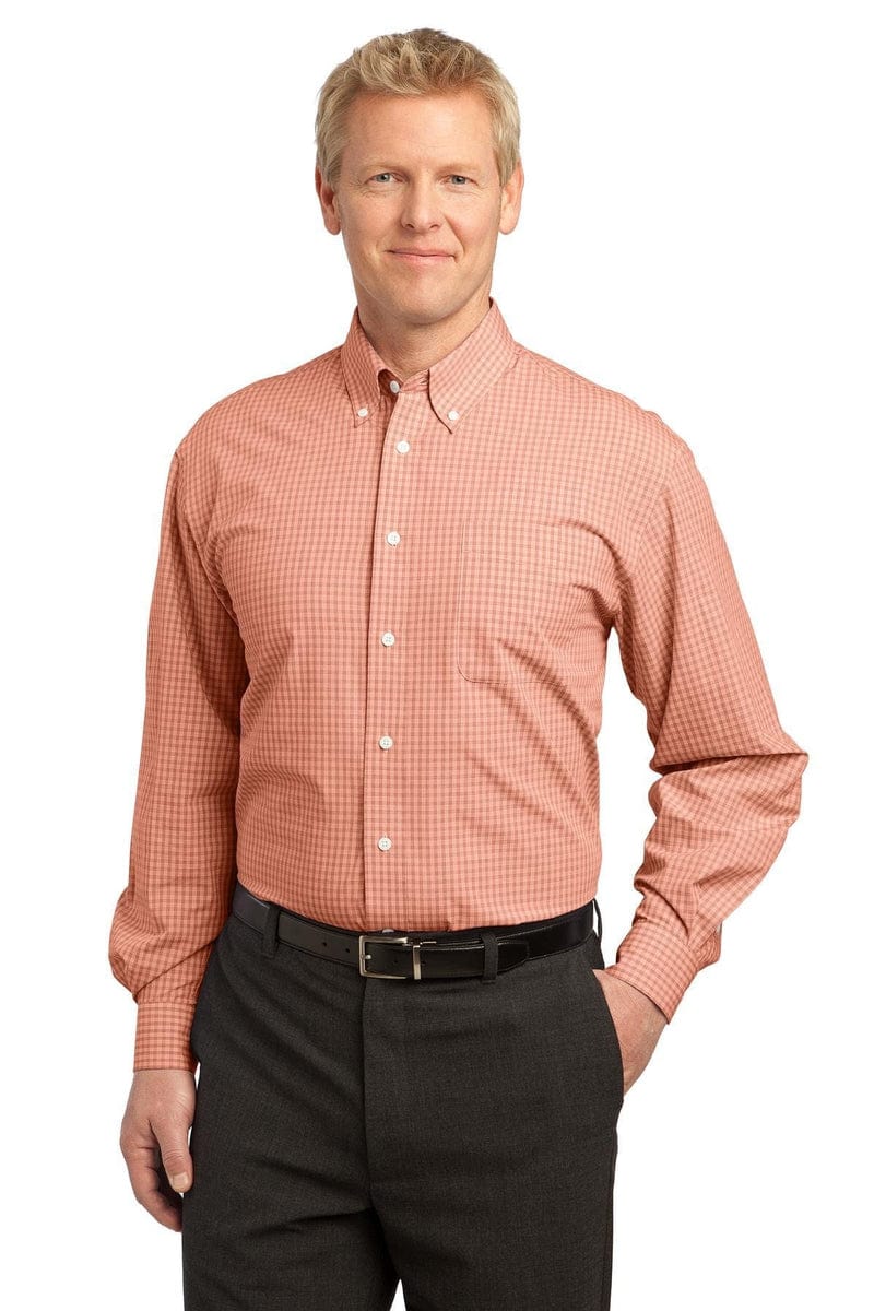 Port Authority Plaid Pattern Easy Care Shirt. S639 in 