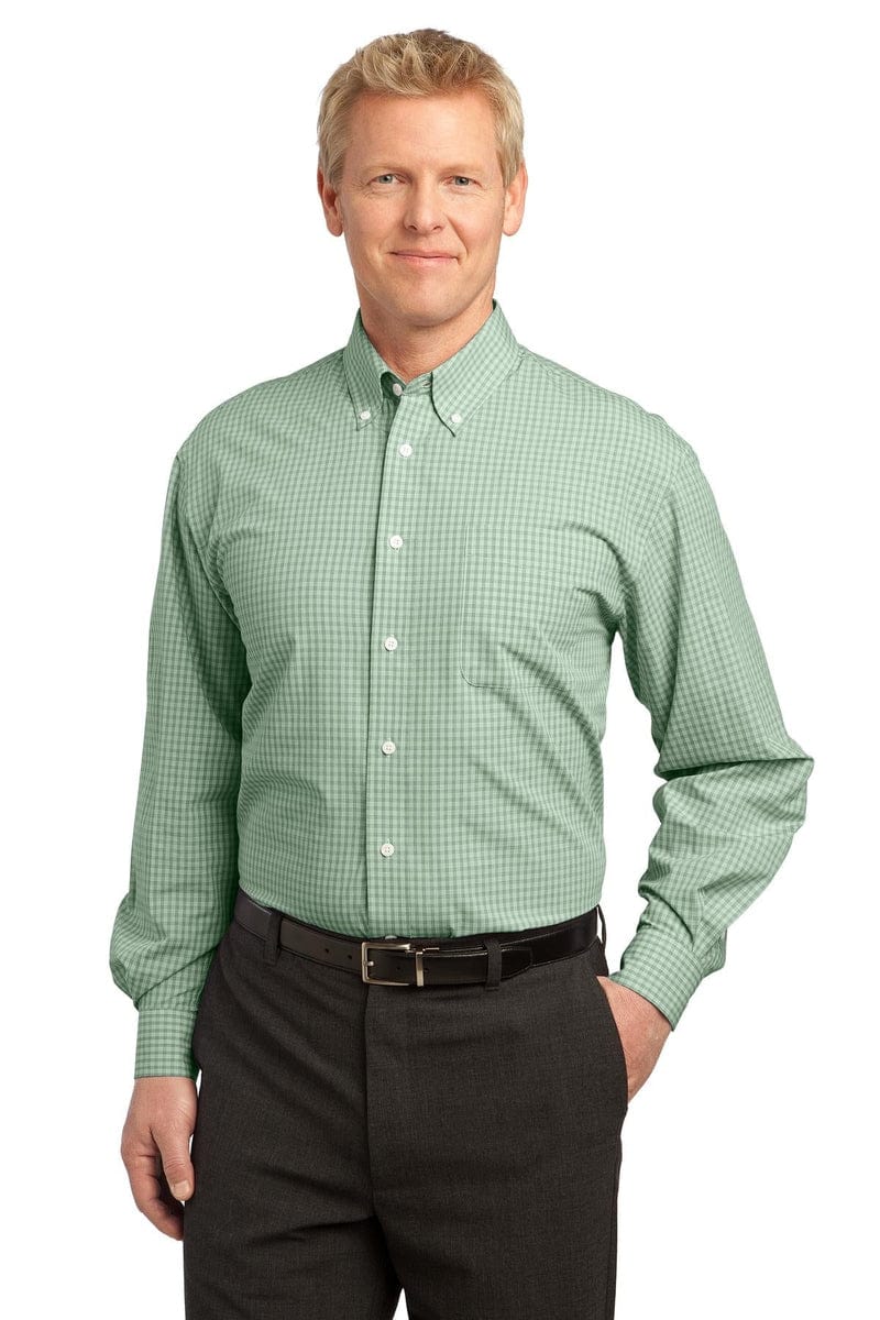 Port Authority Plaid Pattern Easy Care Shirt. S639 in 