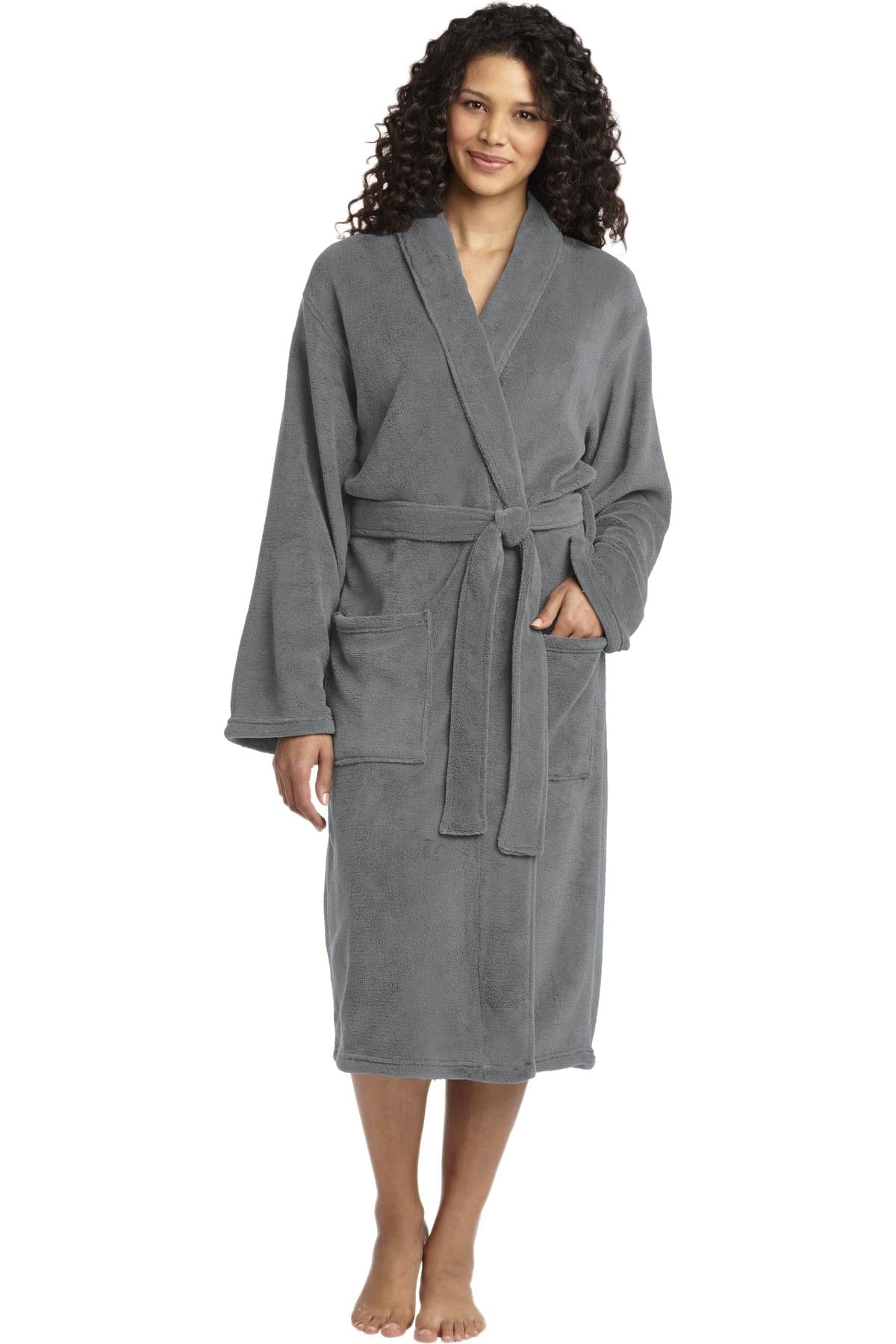 Port Authority Plush Microfleece Shawl Collar Robe. R102 in 