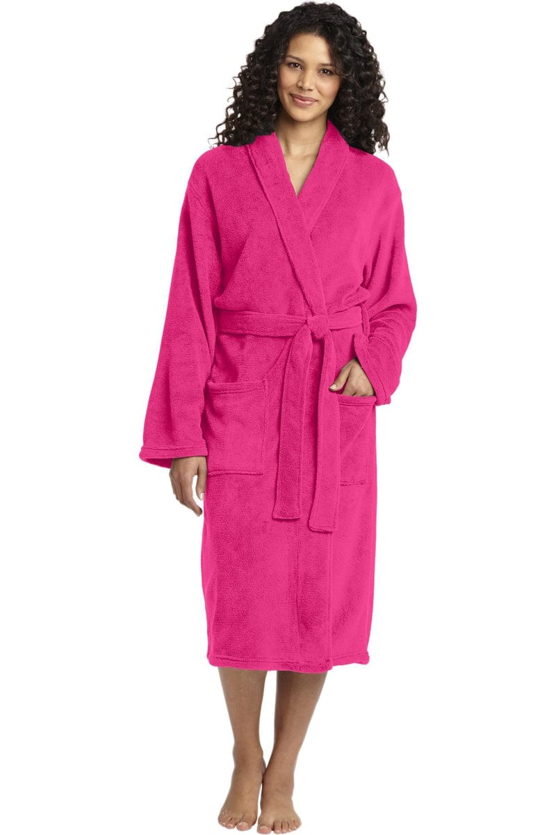 Port Authority Plush Microfleece Shawl Collar Robe. R102 in 