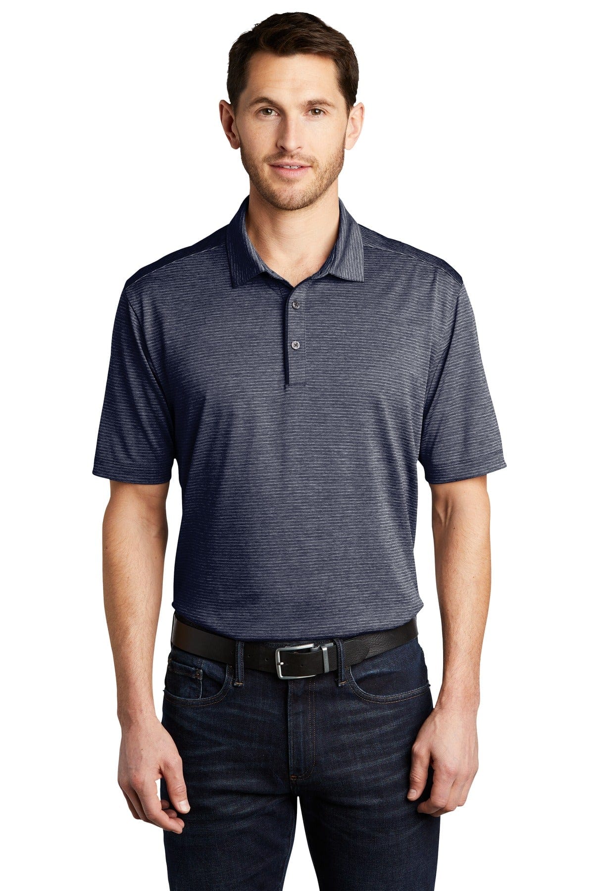 Port Authority Shadow Stripe Polo. K585 in 