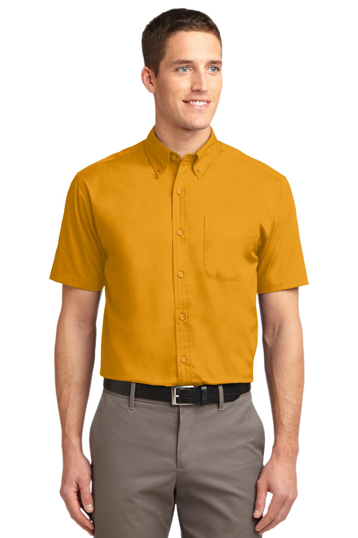 Port Authority Woven Shirts Port Authority Short Sleeve Easy Care Shirt. S508, Basic Colors