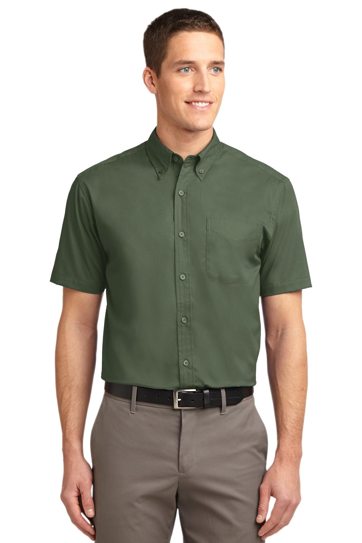 Port Authority Woven Shirts Port Authority Short Sleeve Easy Care Shirt. S508, Traditional Colors